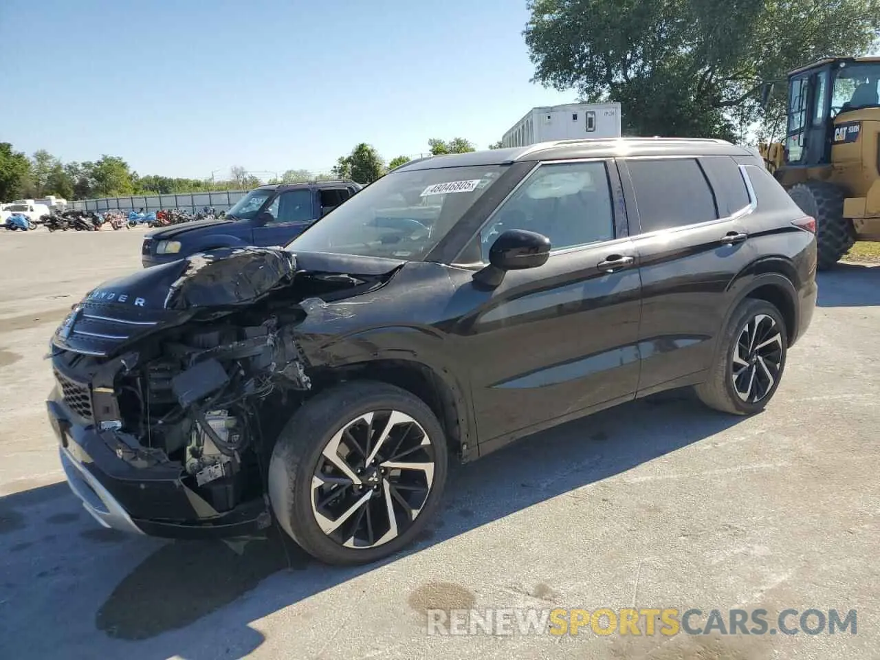 1 Photograph of a damaged car JA4J4VA8XNZ030498 MITSUBISHI OUTLANDER 2022