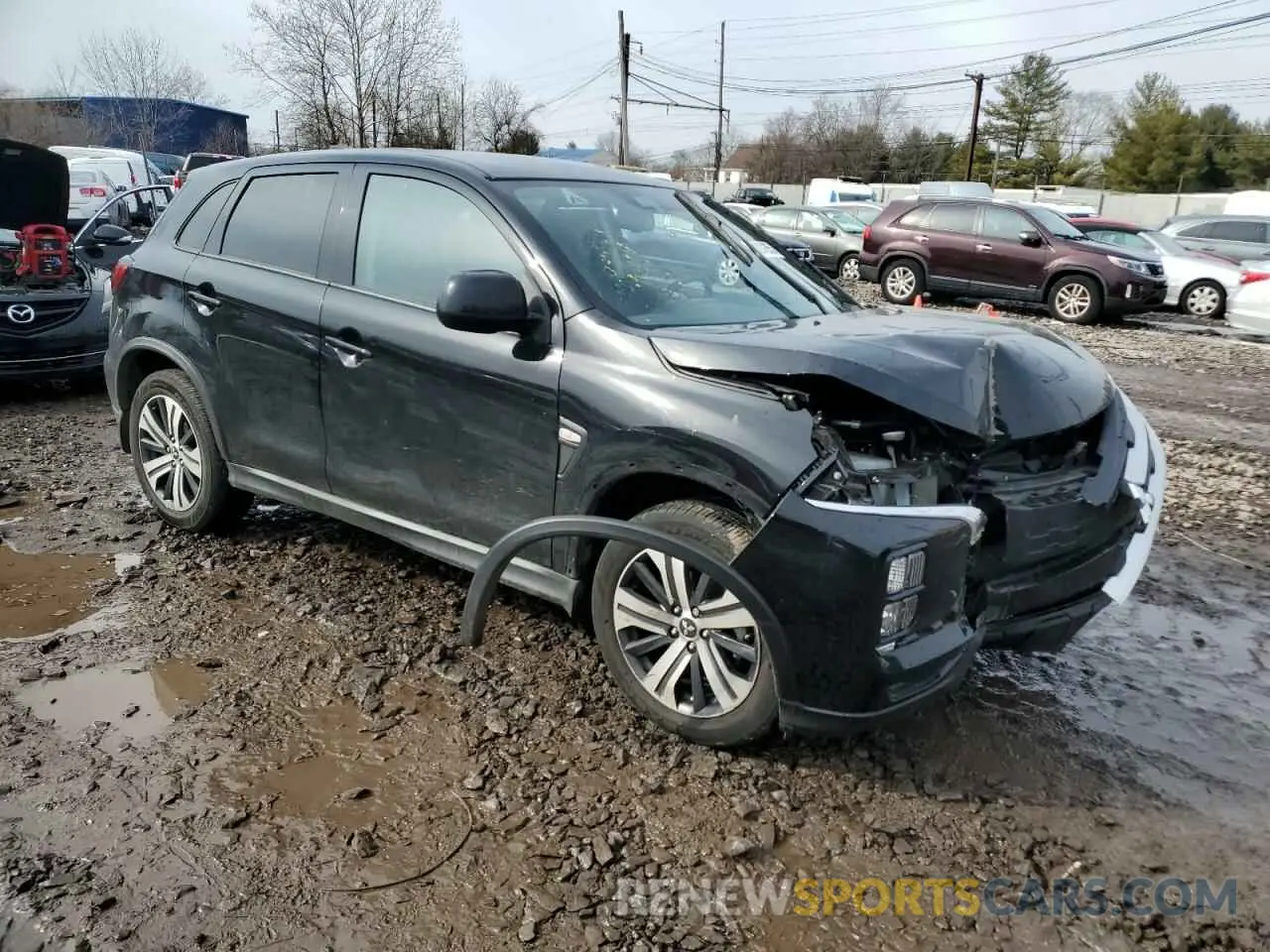 4 Photograph of a damaged car JA4ARUAU1PU015672 MITSUBISHI OUTLANDER 2023