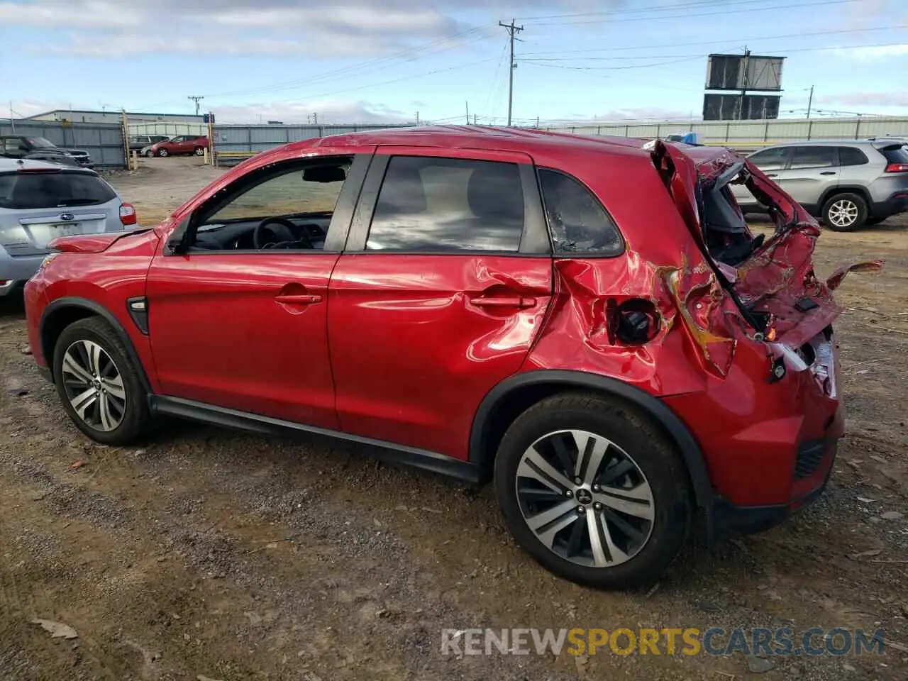 2 Photograph of a damaged car JA4ARUAU4PU015620 MITSUBISHI OUTLANDER 2023