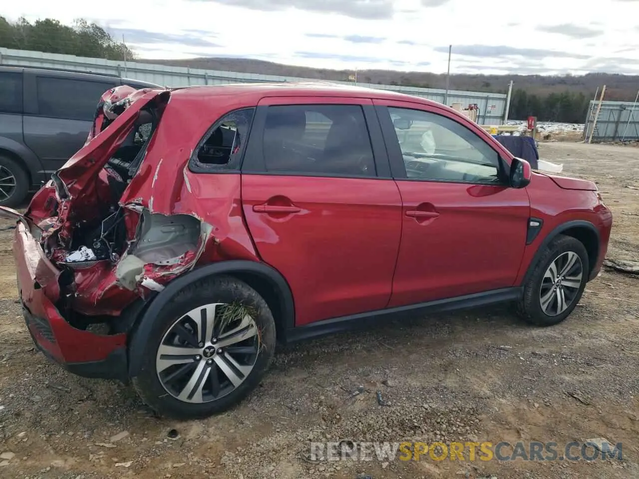 3 Photograph of a damaged car JA4ARUAU4PU015620 MITSUBISHI OUTLANDER 2023