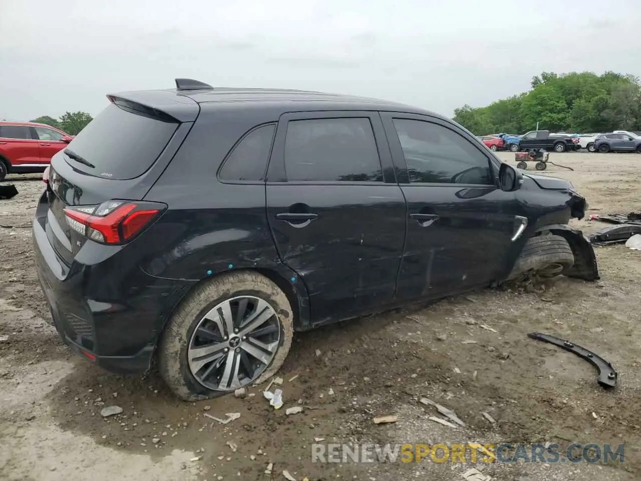 3 Photograph of a damaged car JA4ARUAU8PU002708 MITSUBISHI OUTLANDER 2023