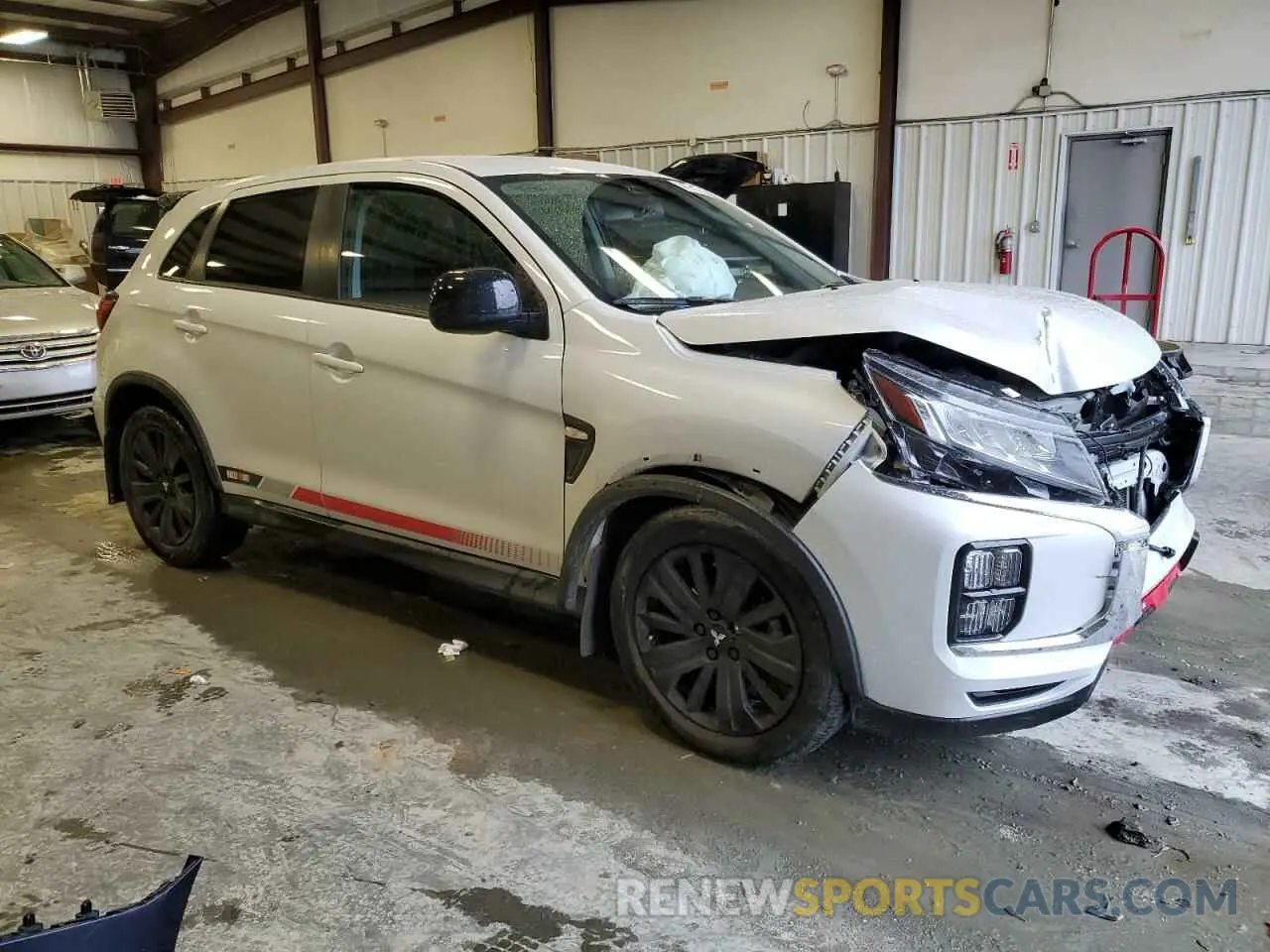 4 Photograph of a damaged car JA4ARUAU8PU009240 MITSUBISHI OUTLANDER 2023