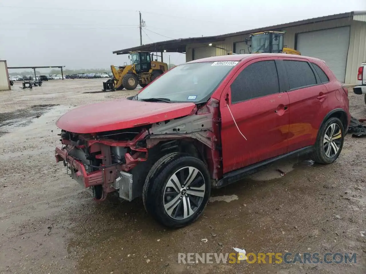 1 Photograph of a damaged car JA4ARUAU8PU013076 MITSUBISHI OUTLANDER 2023