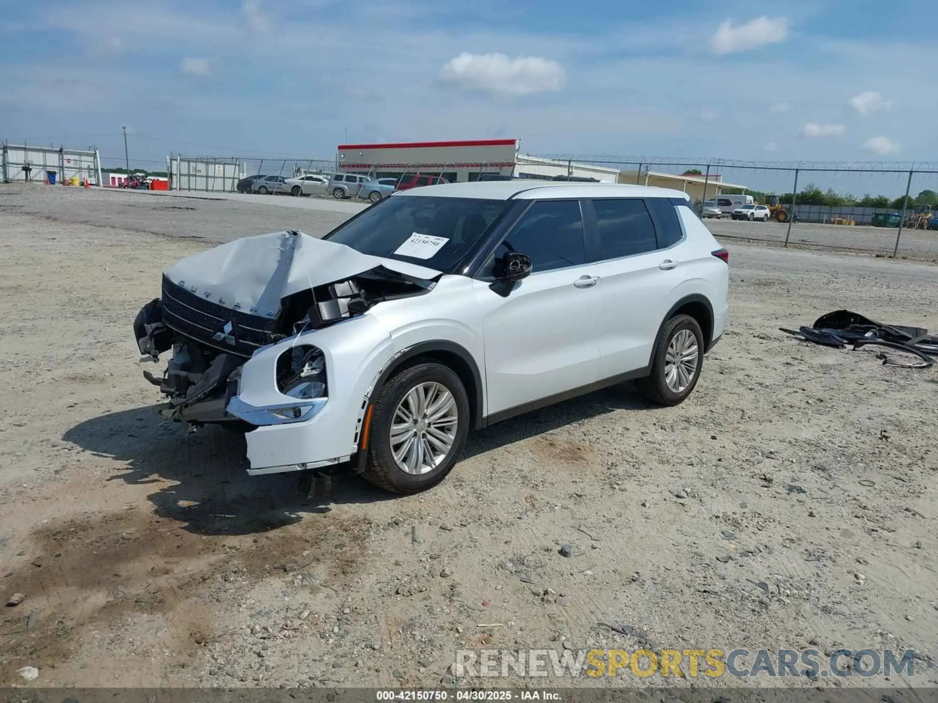2 Photograph of a damaged car JA4J3UA82PZ025246 MITSUBISHI OUTLANDER 2023