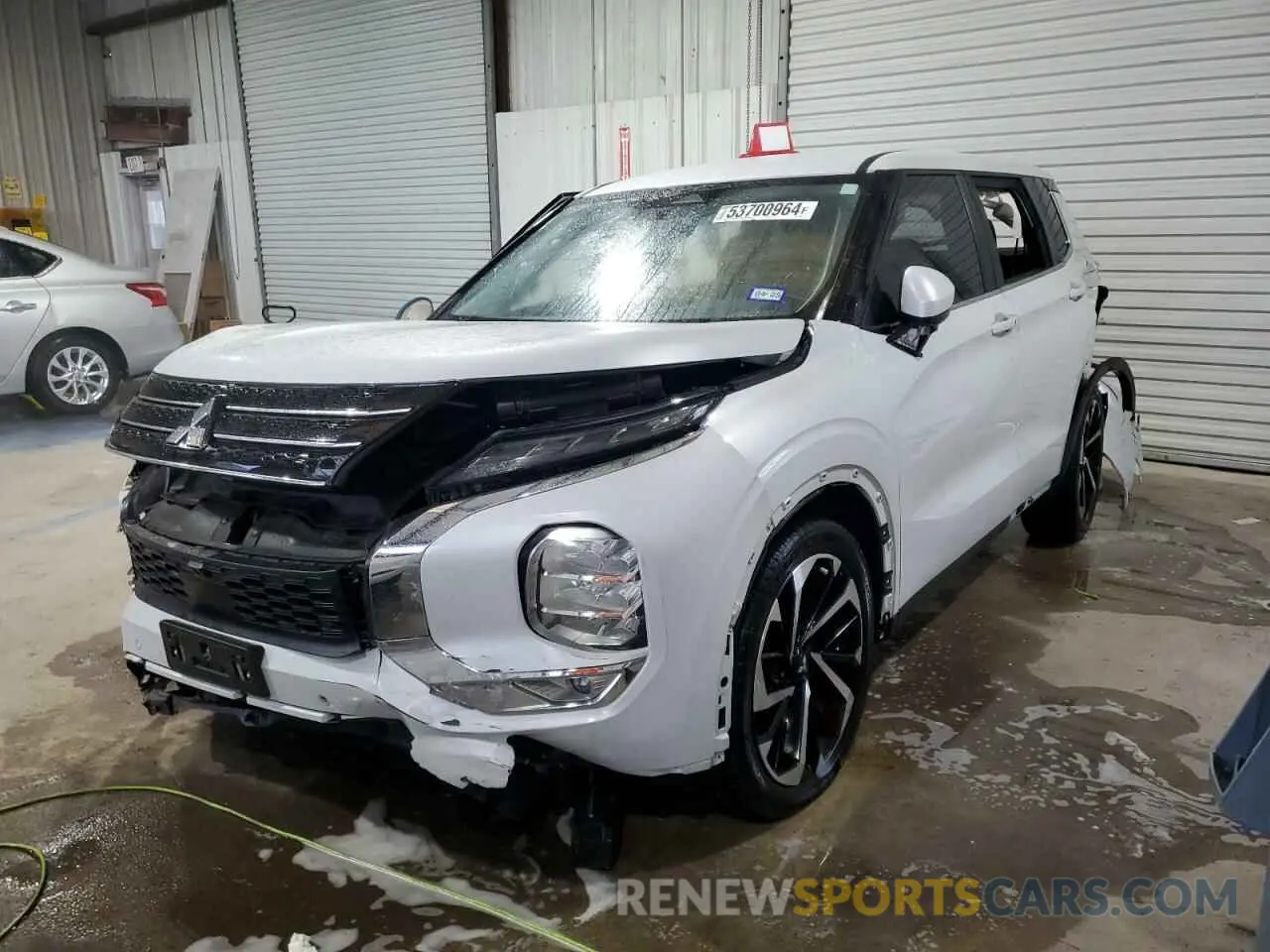 1 Photograph of a damaged car JA4J3UA85PZ024107 MITSUBISHI OUTLANDER 2023