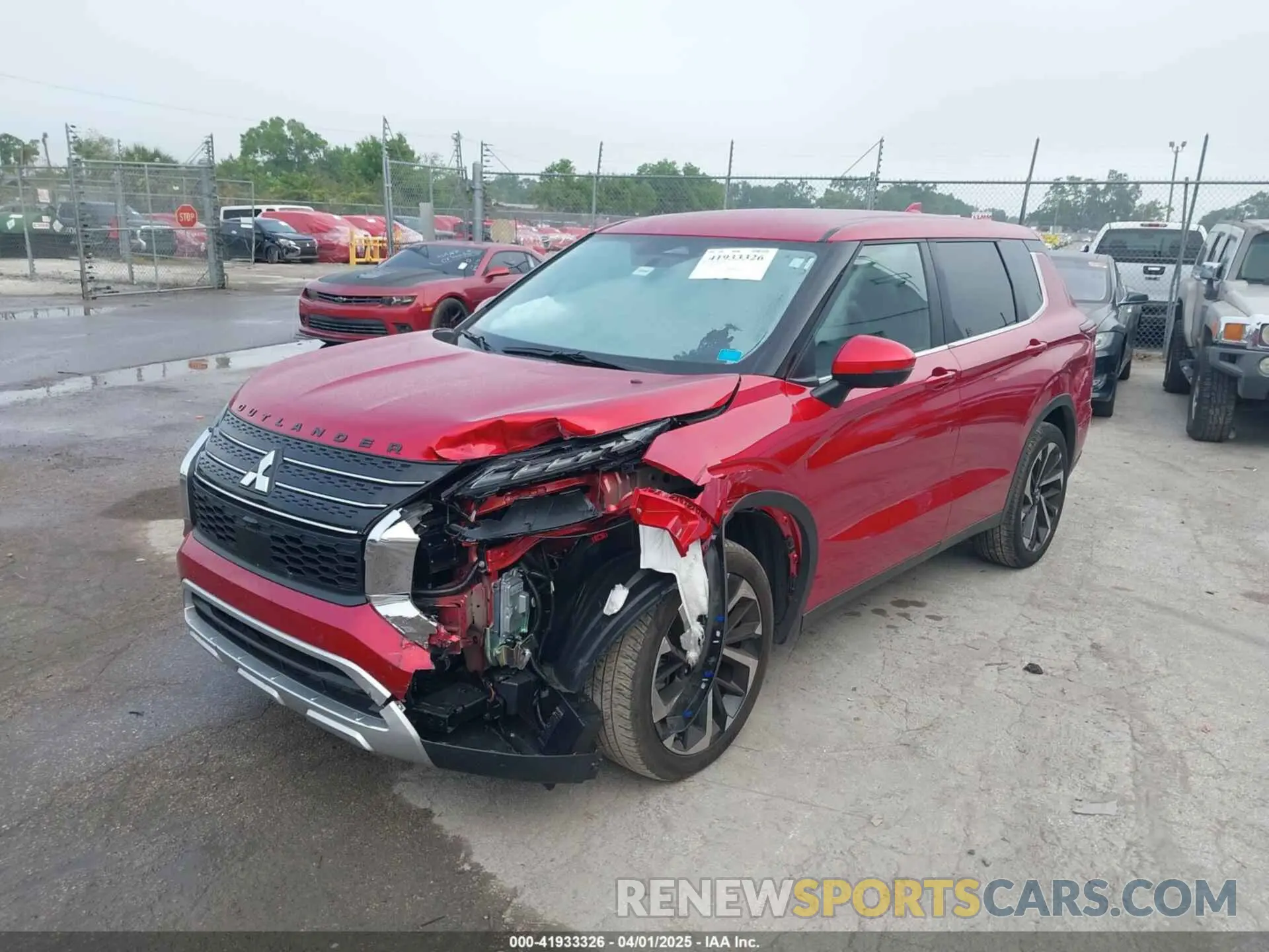 2 Photograph of a damaged car JA4J3UA87PZ055388 MITSUBISHI OUTLANDER 2023