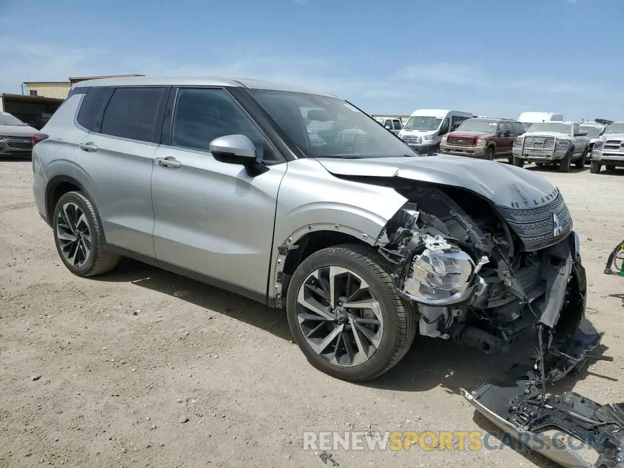 4 Photograph of a damaged car JA4J3UA87PZ057867 MITSUBISHI OUTLANDER 2023