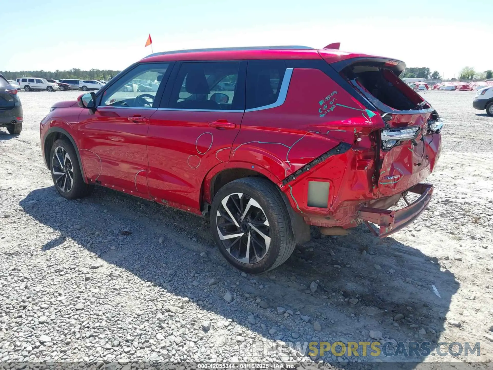 3 Photograph of a damaged car JA4J3VA82PZ017718 MITSUBISHI OUTLANDER 2023