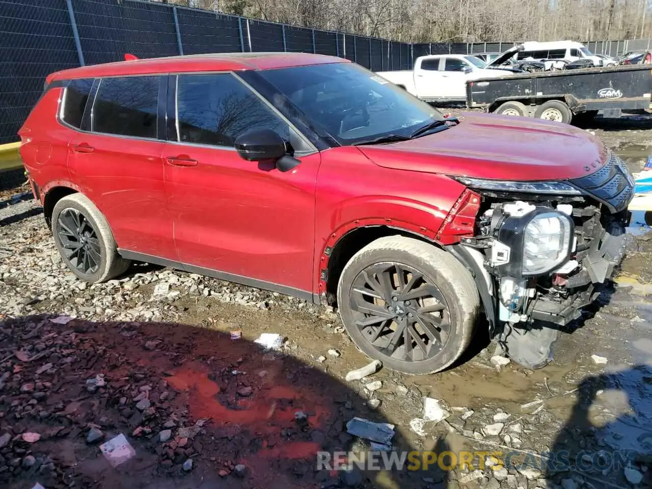4 Photograph of a damaged car JA4J3VA8XPZ039515 MITSUBISHI OUTLANDER 2023