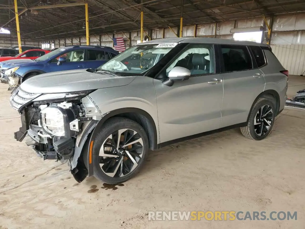 1 Photograph of a damaged car JA4J4UA83PZ051478 MITSUBISHI OUTLANDER 2023