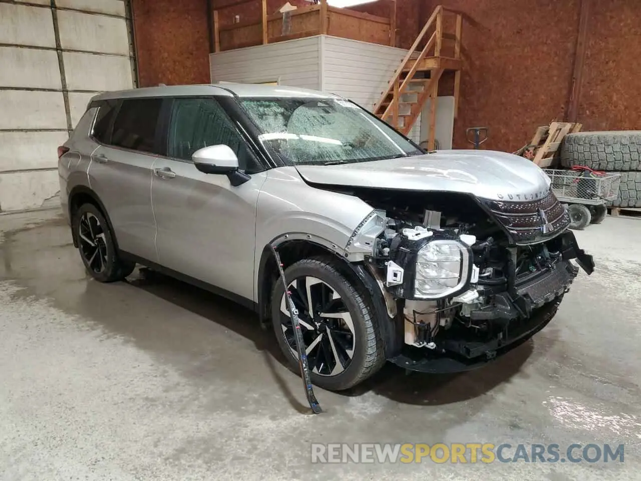4 Photograph of a damaged car JA4J4UA86PZ011136 MITSUBISHI OUTLANDER 2023