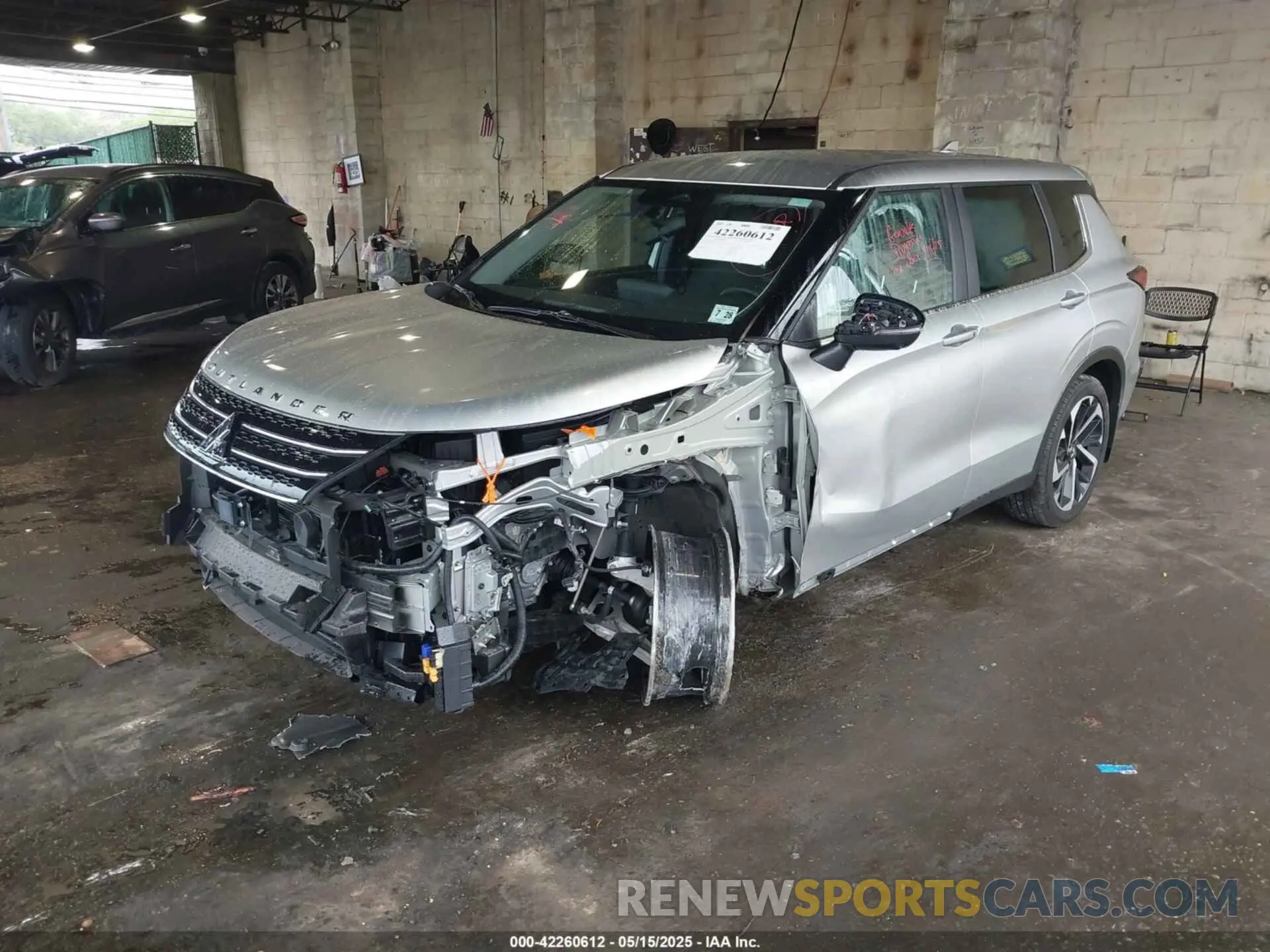 2 Photograph of a damaged car JA4J4UA86PZ013565 MITSUBISHI OUTLANDER 2023