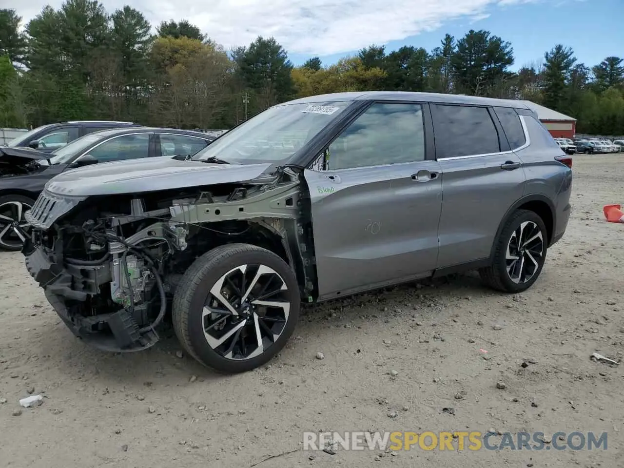 1 Photograph of a damaged car JA4J4UA86PZ045867 MITSUBISHI OUTLANDER 2023