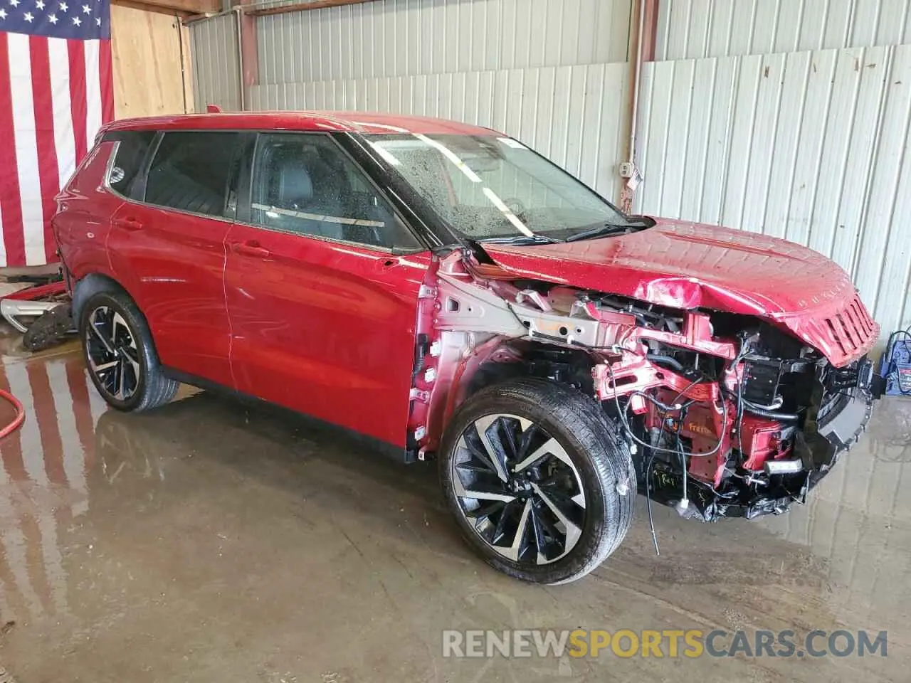 4 Photograph of a damaged car JA4J4UA88PZ040654 MITSUBISHI OUTLANDER 2023