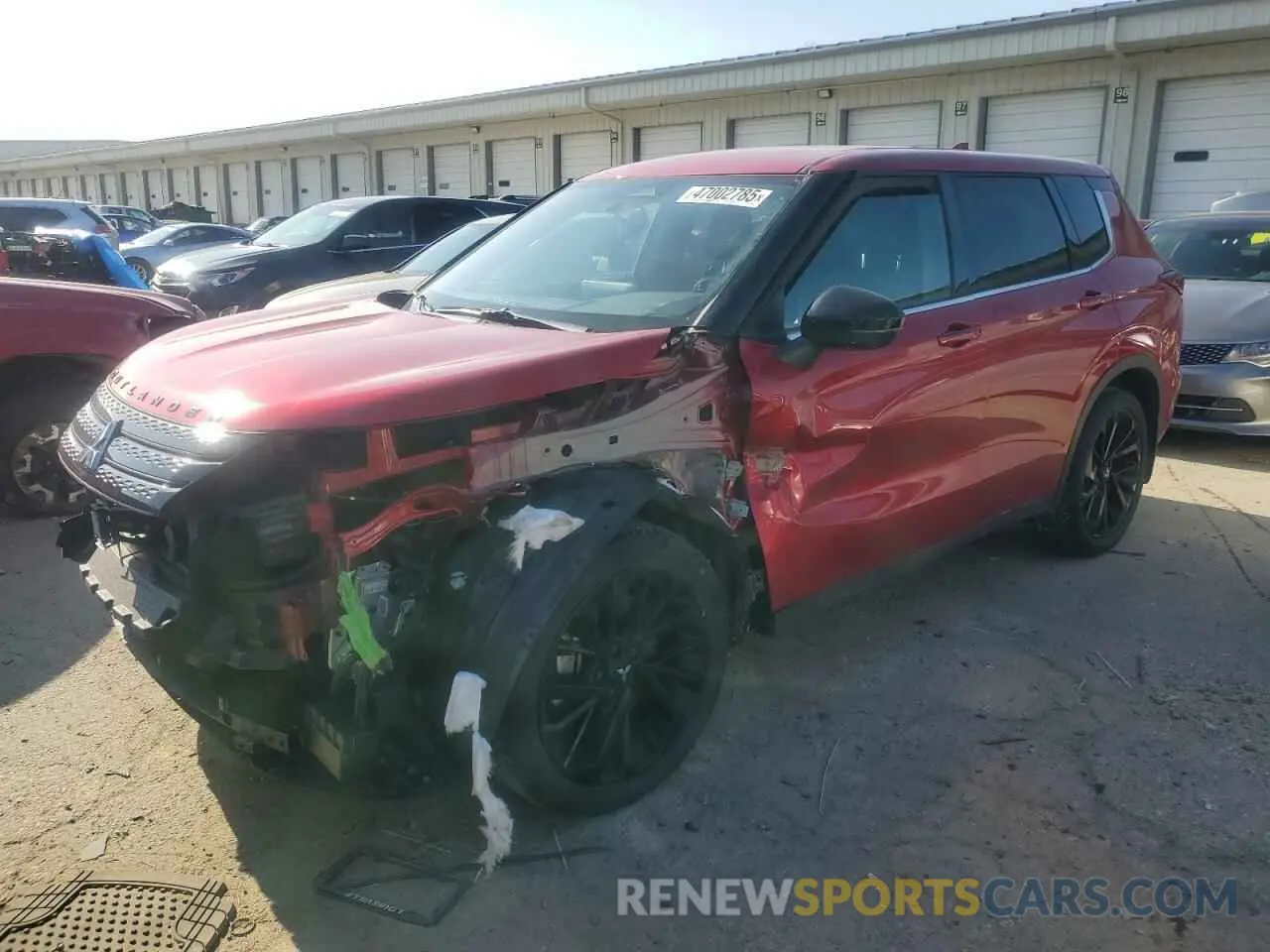 1 Photograph of a damaged car JA4J4UA89PZ050254 MITSUBISHI OUTLANDER 2023