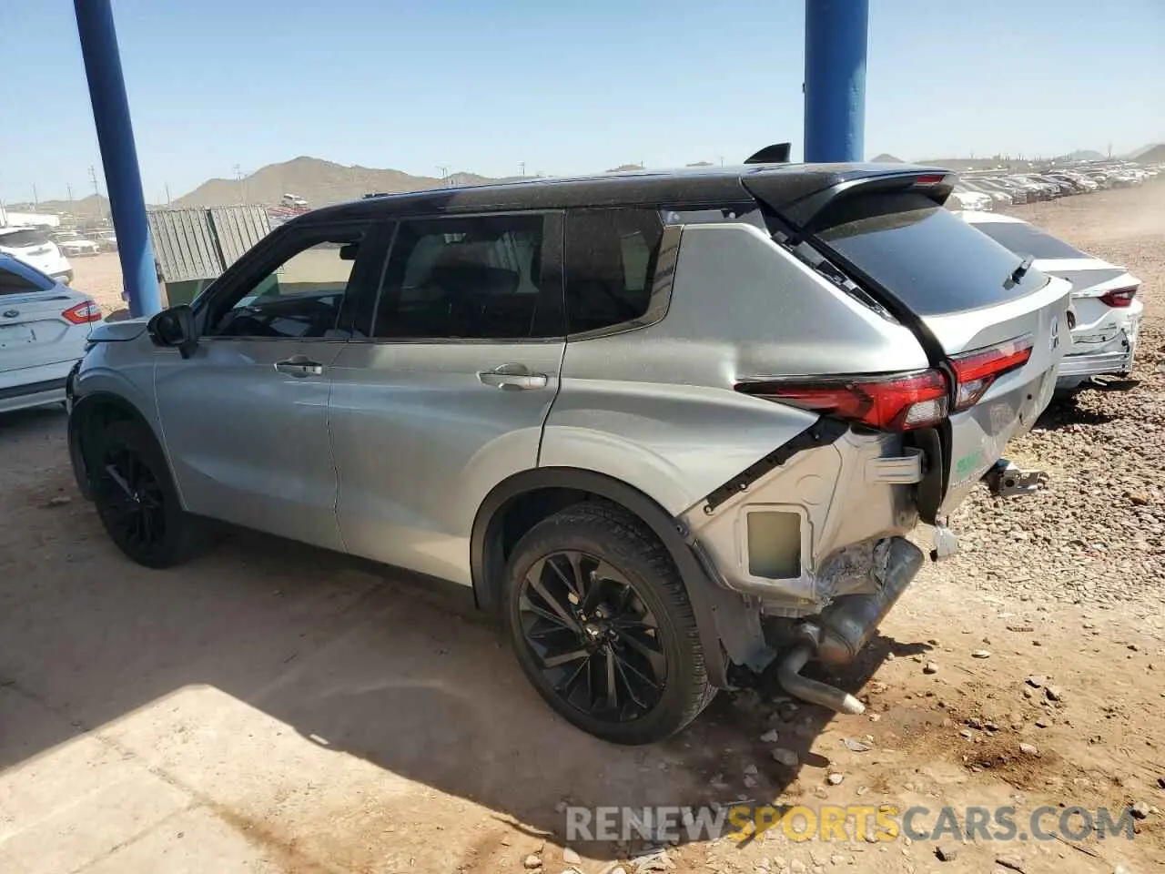 2 Photograph of a damaged car JA4J4VA83PZ010273 MITSUBISHI OUTLANDER 2023