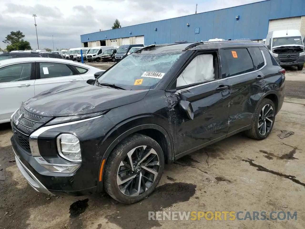 1 Photograph of a damaged car JA4J4VA88PZ022323 MITSUBISHI OUTLANDER 2023