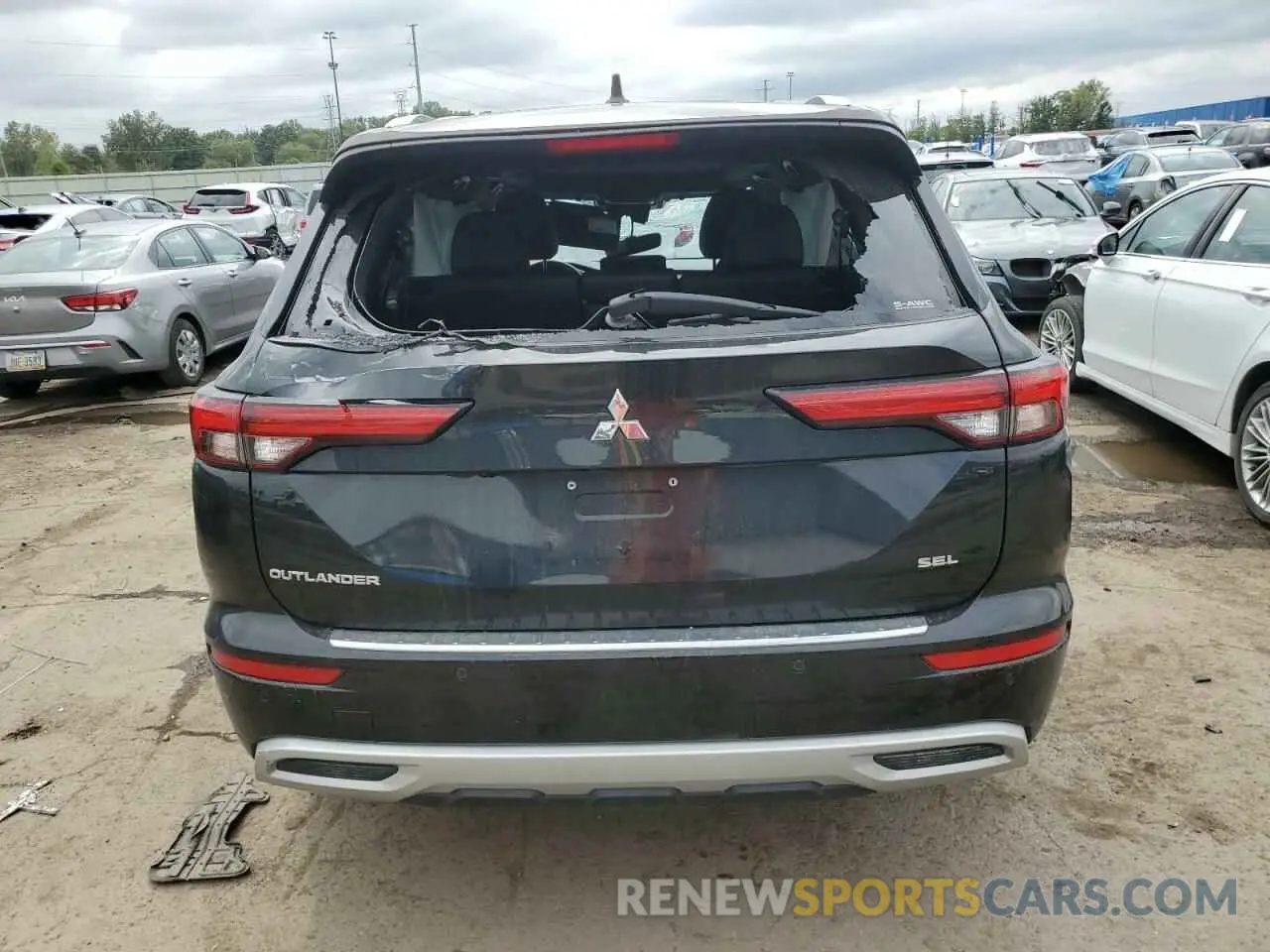6 Photograph of a damaged car JA4J4VA88PZ022323 MITSUBISHI OUTLANDER 2023