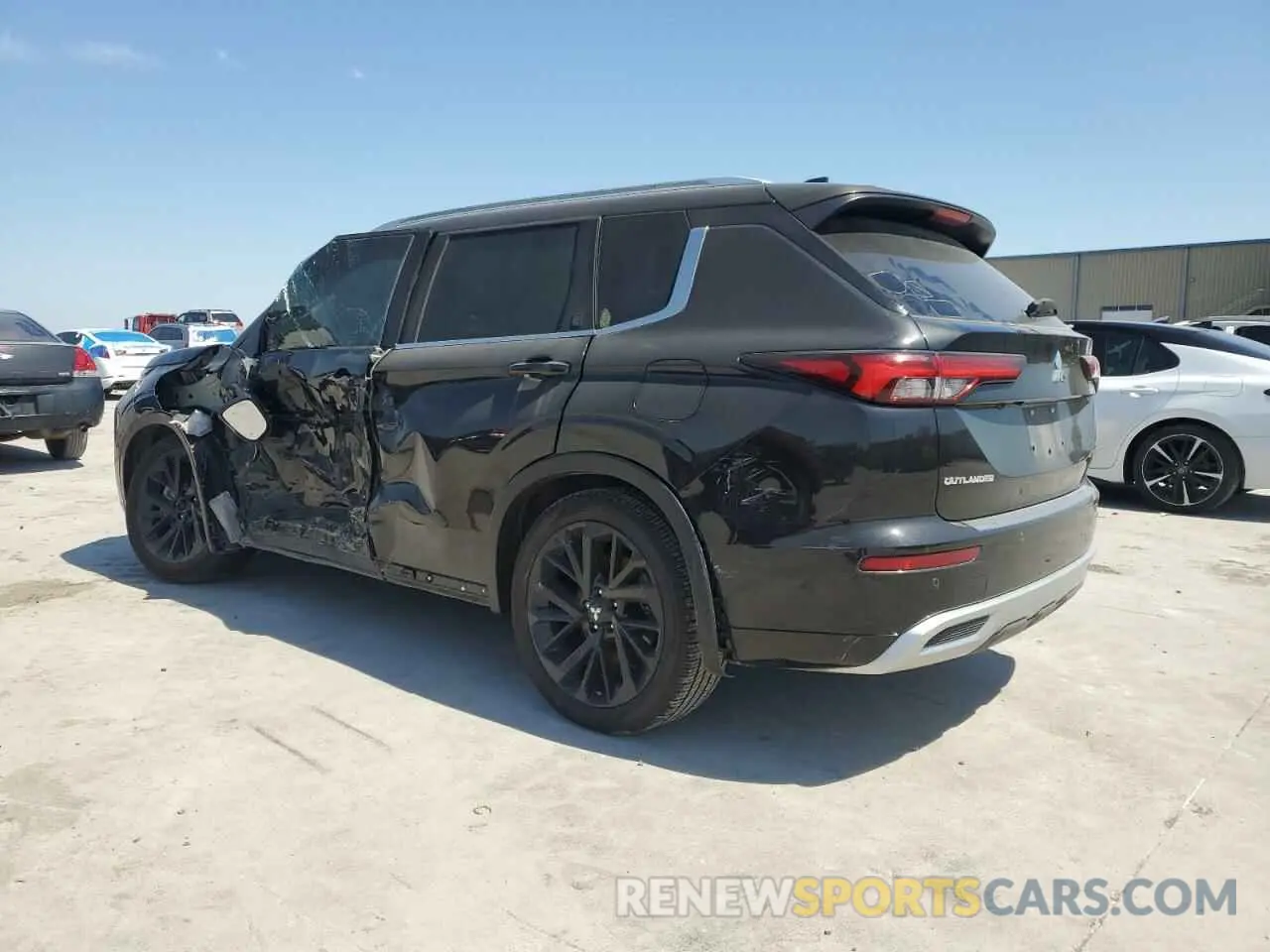 2 Photograph of a damaged car JA4T5VA9XPZ029675 MITSUBISHI OUTLANDER 2023