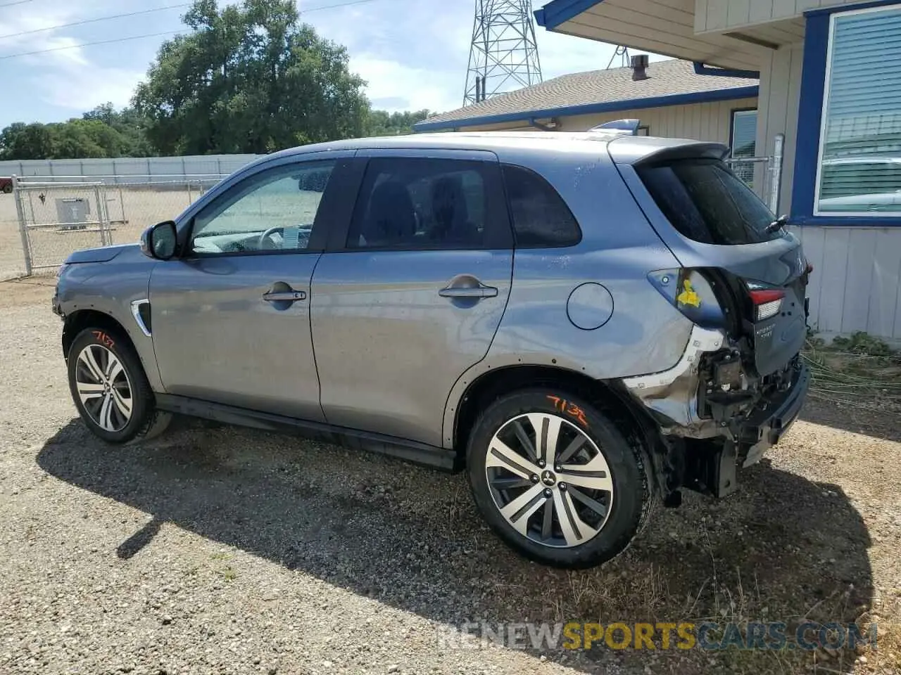 2 Photograph of a damaged car JA4ARUAU9RU020458 MITSUBISHI OUTLANDER 2024