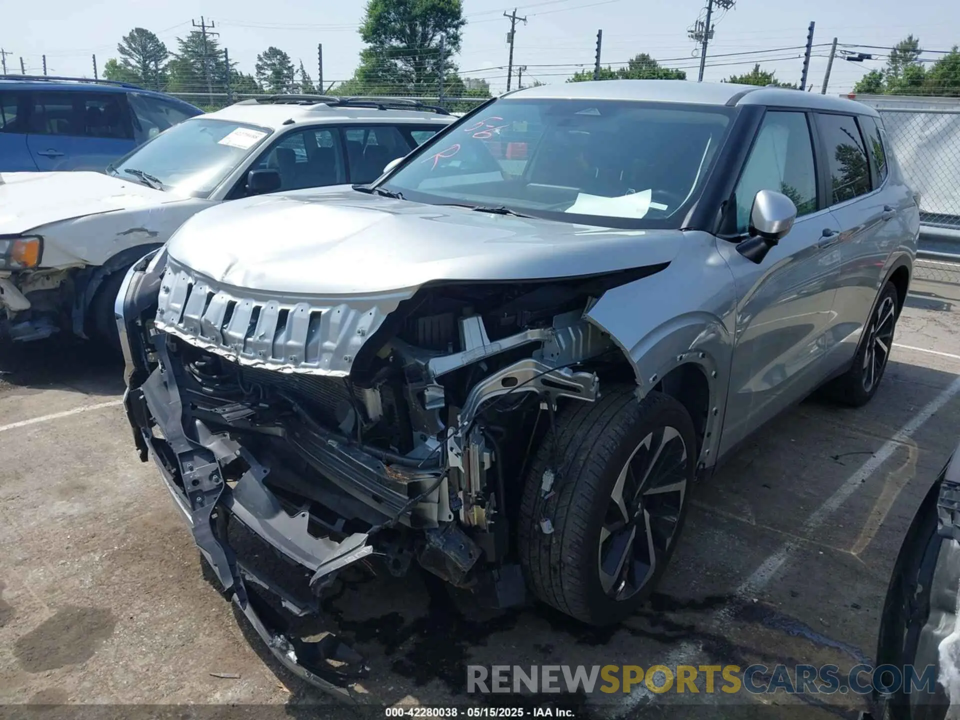 2 Photograph of a damaged car JA4J3VA83RZ027953 MITSUBISHI OUTLANDER 2024