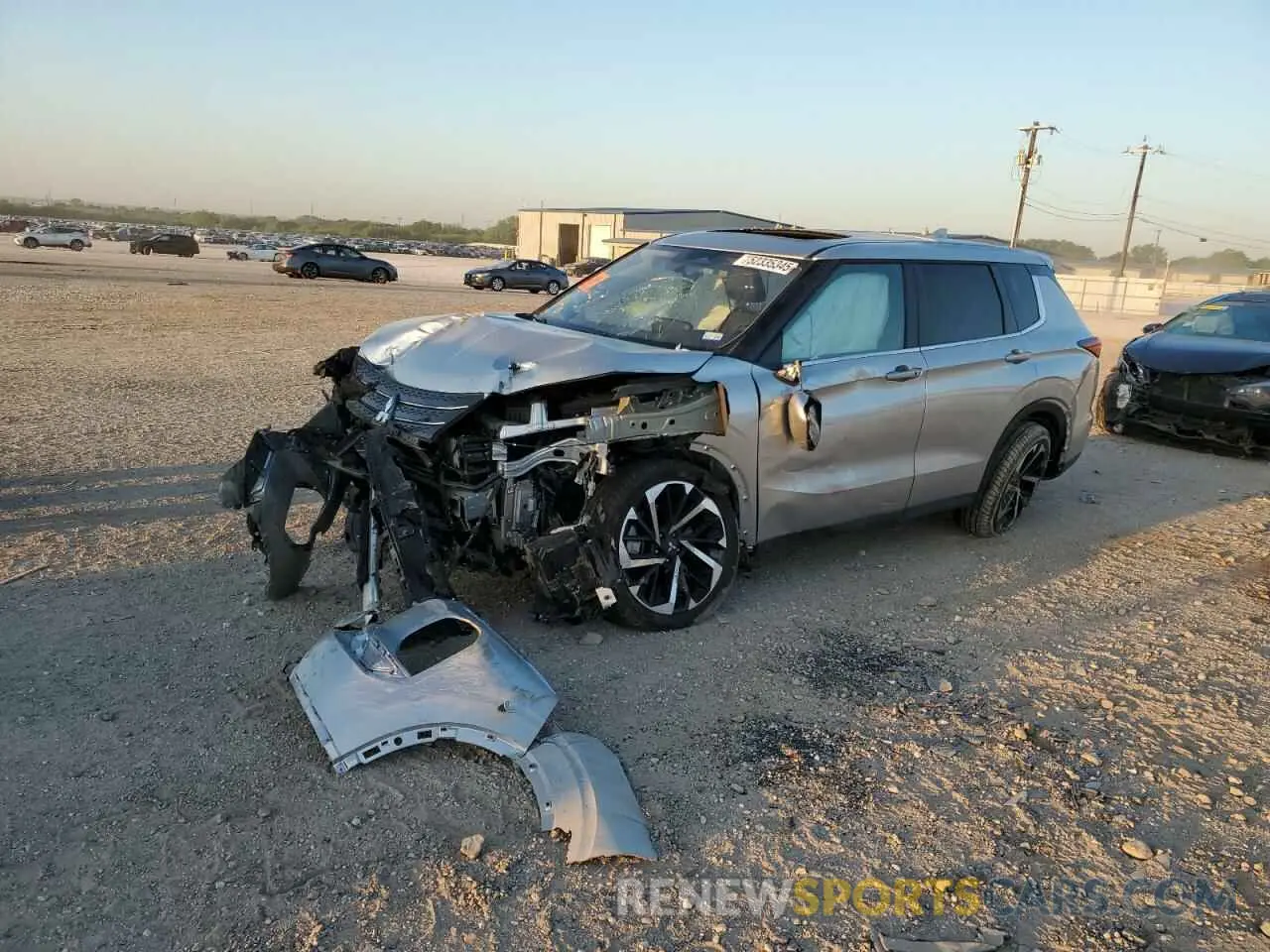 1 Photograph of a damaged car JA4J3VA8XRZ037346 MITSUBISHI OUTLANDER 2024