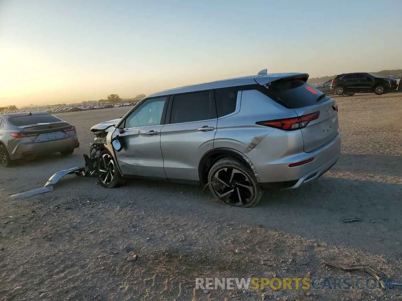 2 Photograph of a damaged car JA4J3VA8XRZ037346 MITSUBISHI OUTLANDER 2024