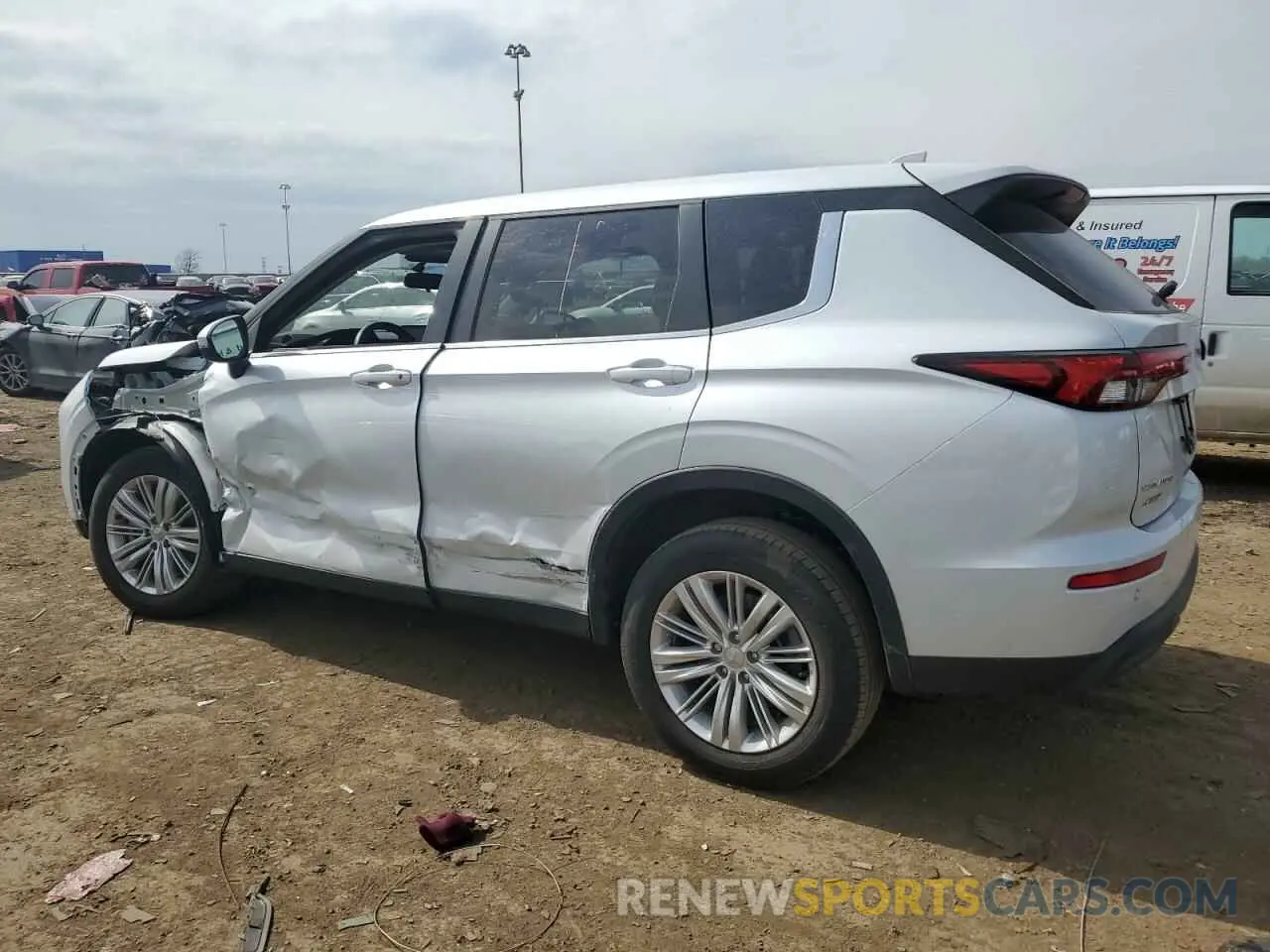 2 Photograph of a damaged car JA4J4UA85RZ076482 MITSUBISHI OUTLANDER 2024