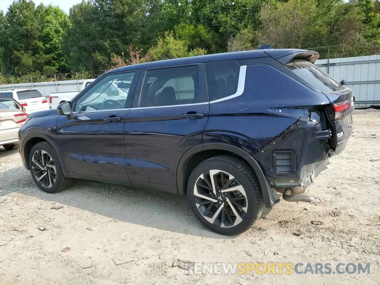 2 Photograph of a damaged car JA4J4VA81RZ063556 MITSUBISHI OUTLANDER 2024