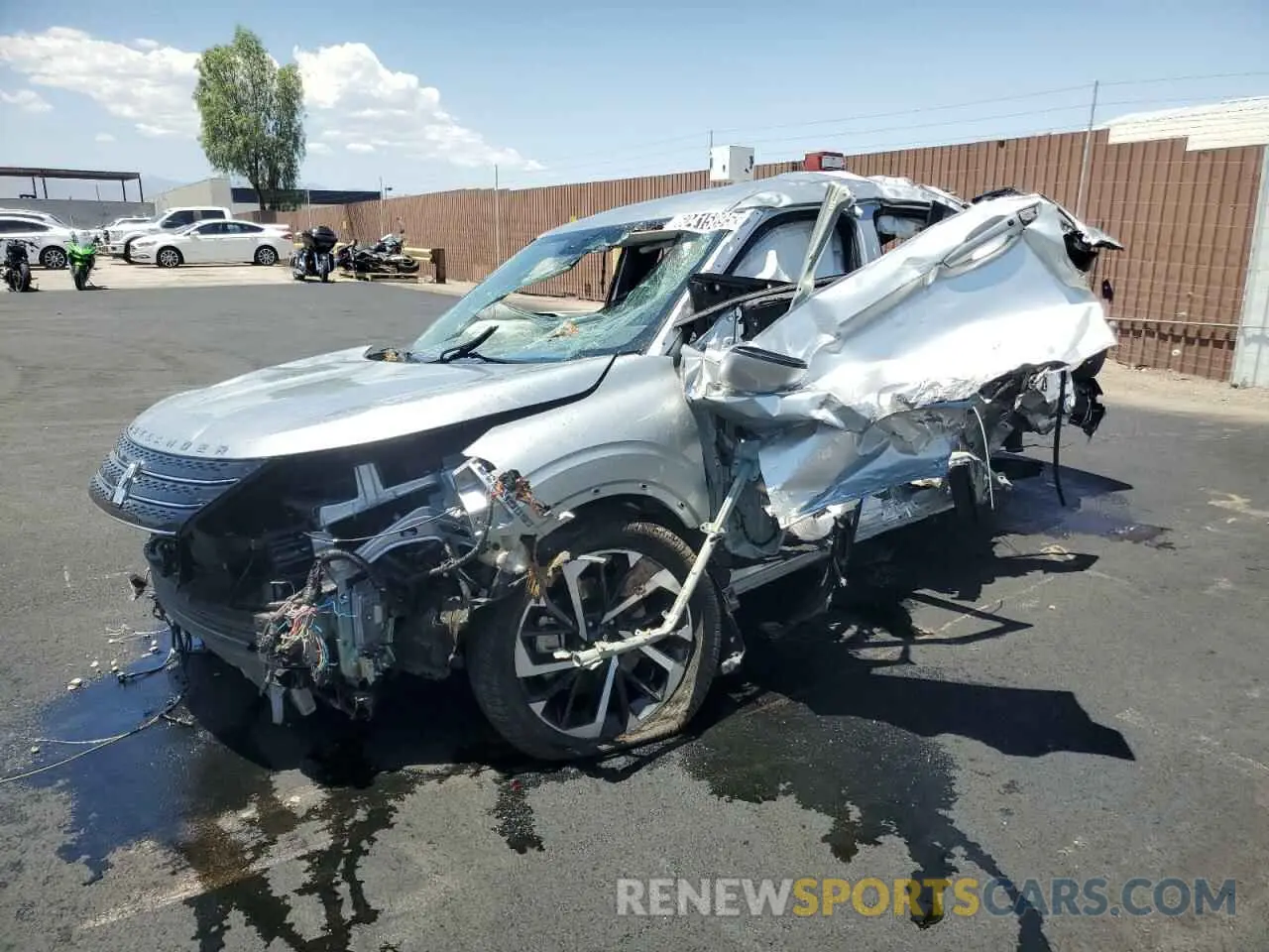 1 Photograph of a damaged car JA4J4VA81RZ085721 MITSUBISHI OUTLANDER 2024