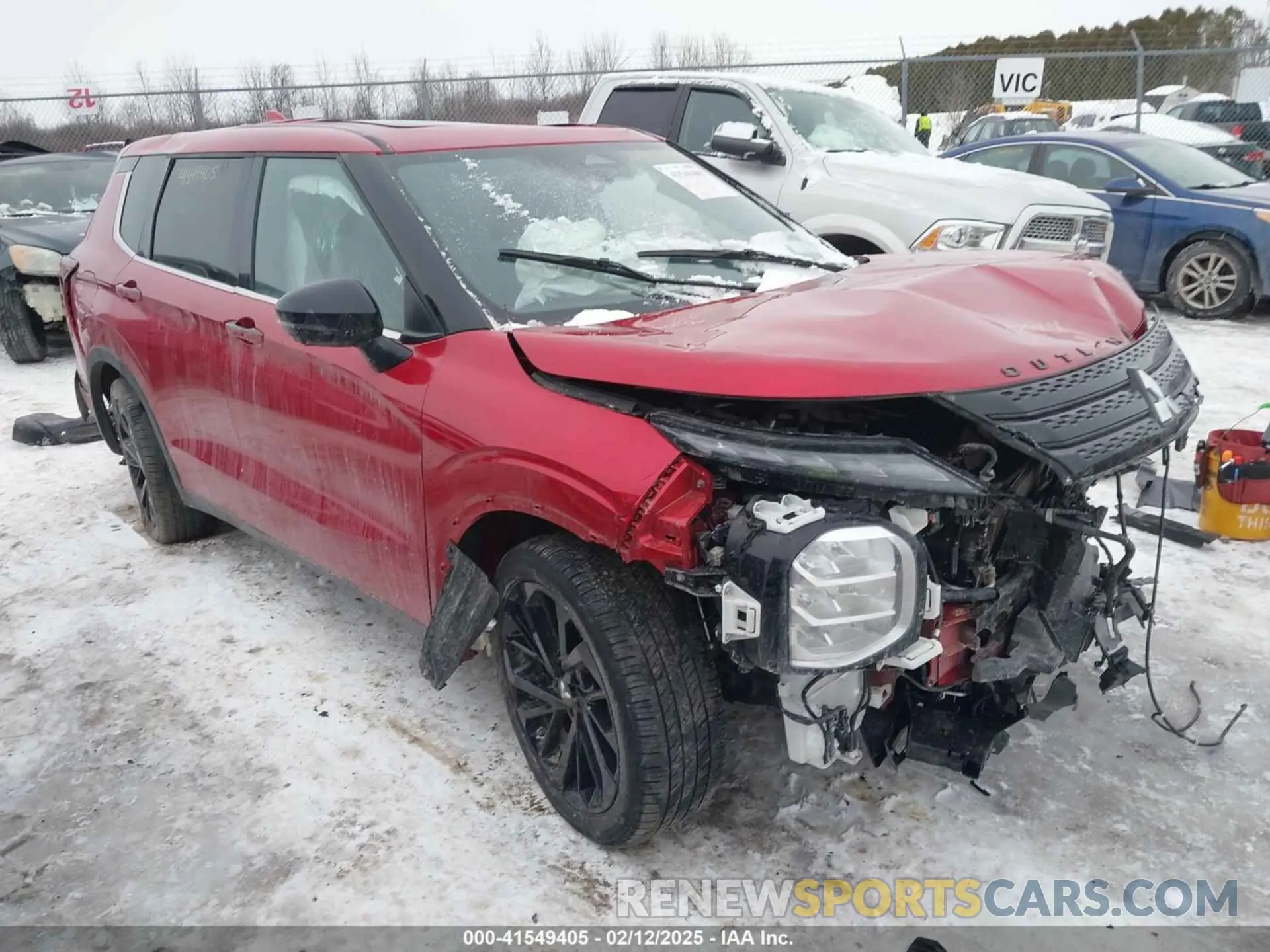 1 Photograph of a damaged car JA4J4VA85RZ054990 MITSUBISHI OUTLANDER 2024