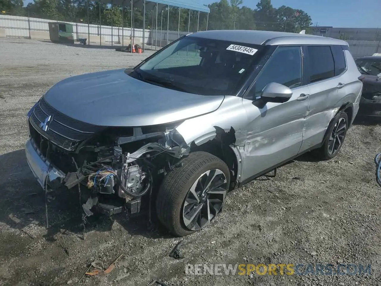 1 Photograph of a damaged car JA4J4VA88RZ049900 MITSUBISHI OUTLANDER 2024