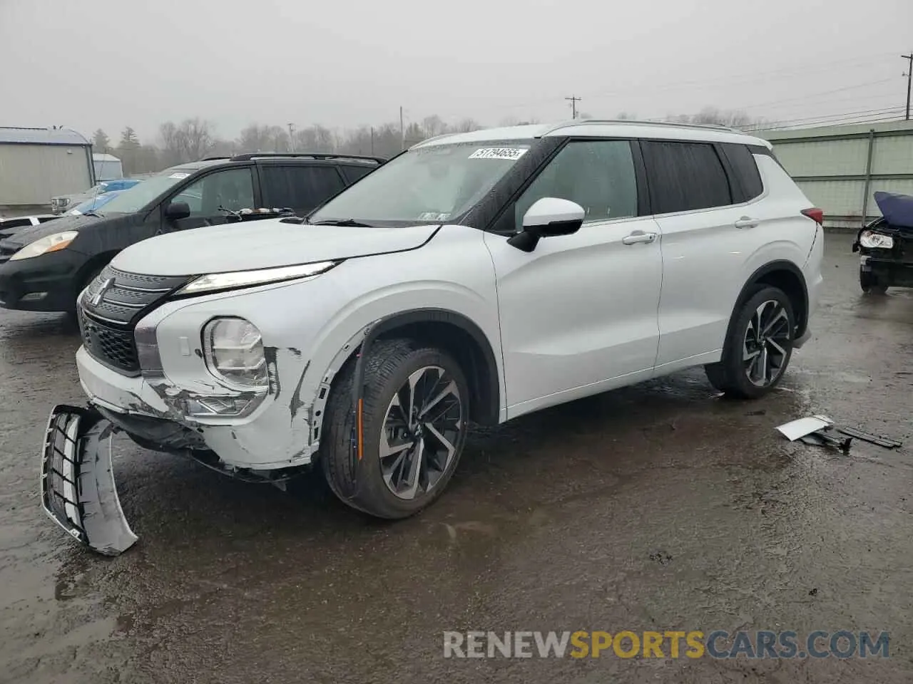 1 Photograph of a damaged car JA4J4WA81RZ052143 MITSUBISHI OUTLANDER 2024