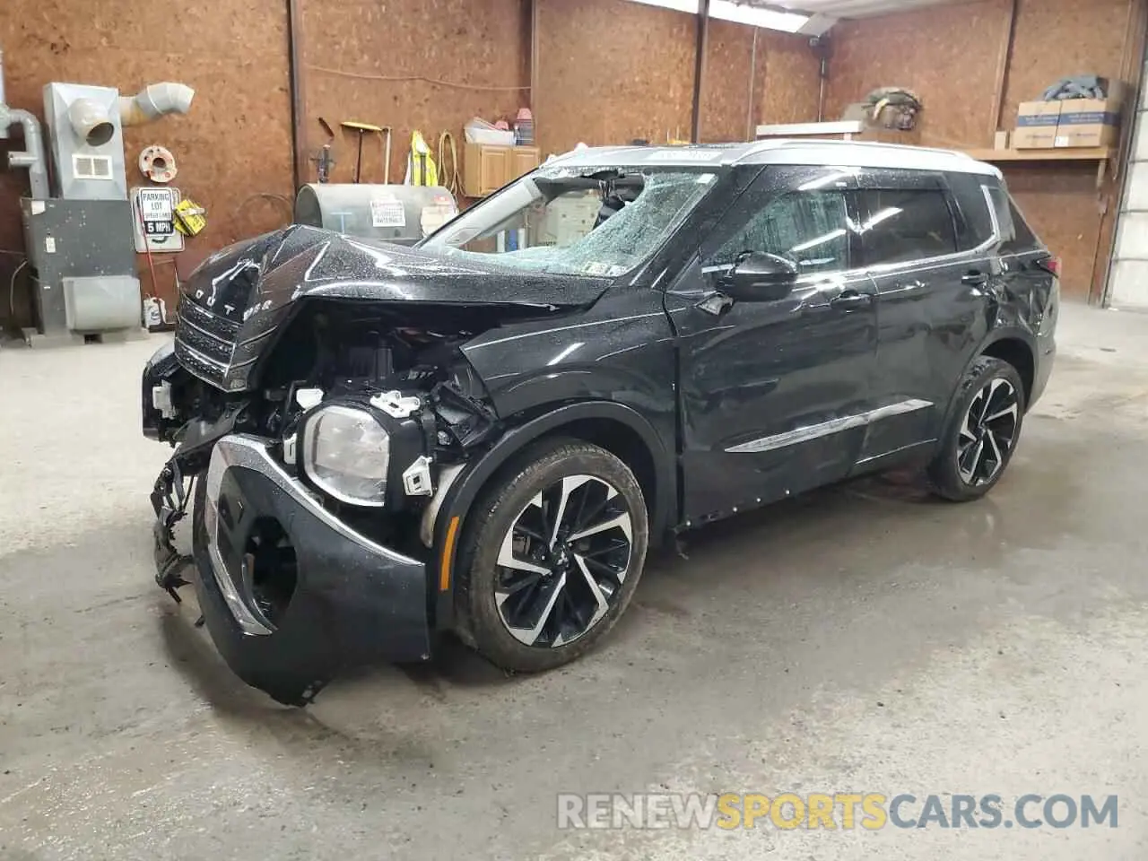 1 Photograph of a damaged car JA4J4WA82RZ038168 MITSUBISHI OUTLANDER 2024