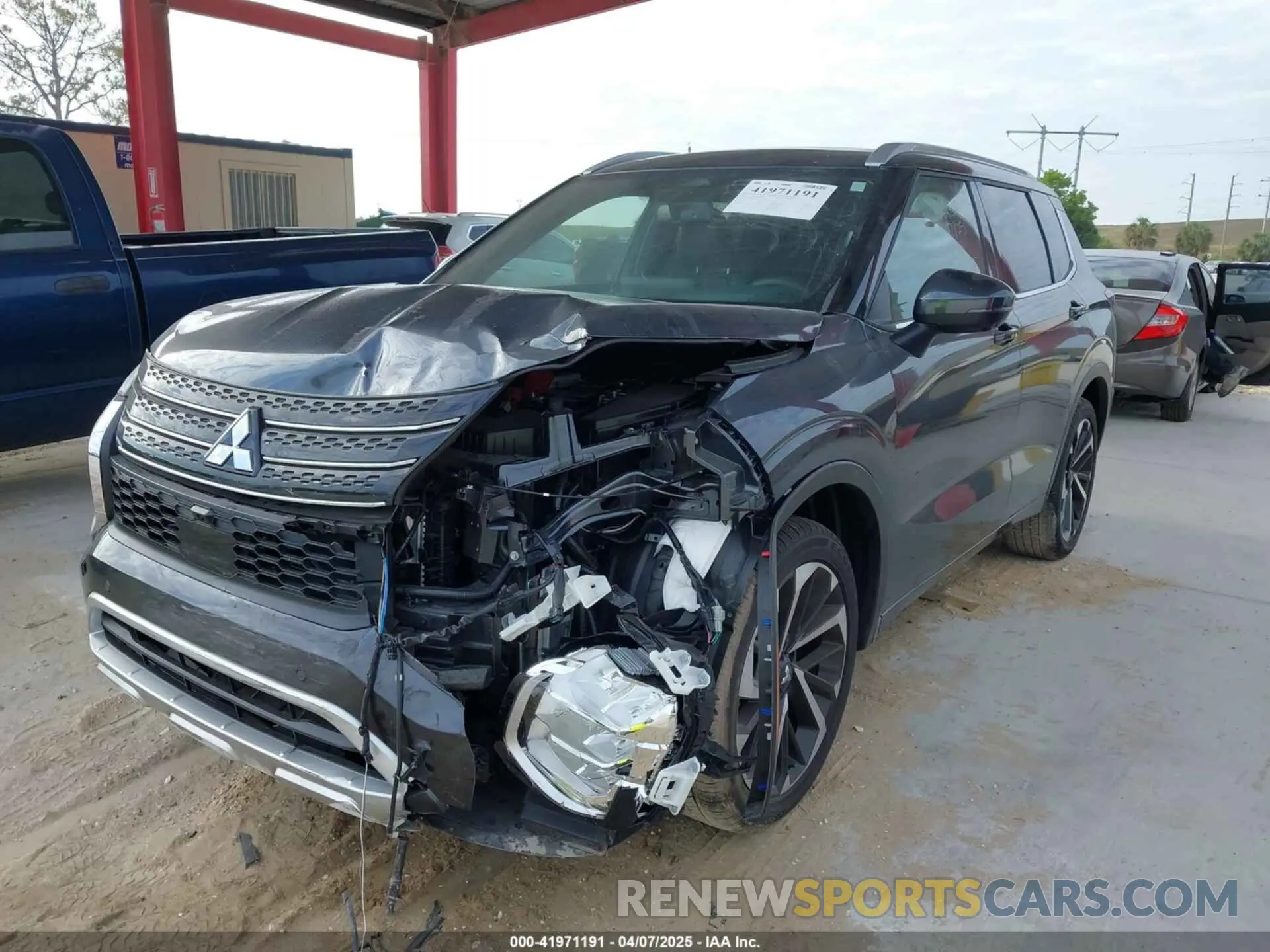 2 Photograph of a damaged car JA4J4WA83RZ078176 MITSUBISHI OUTLANDER 2024