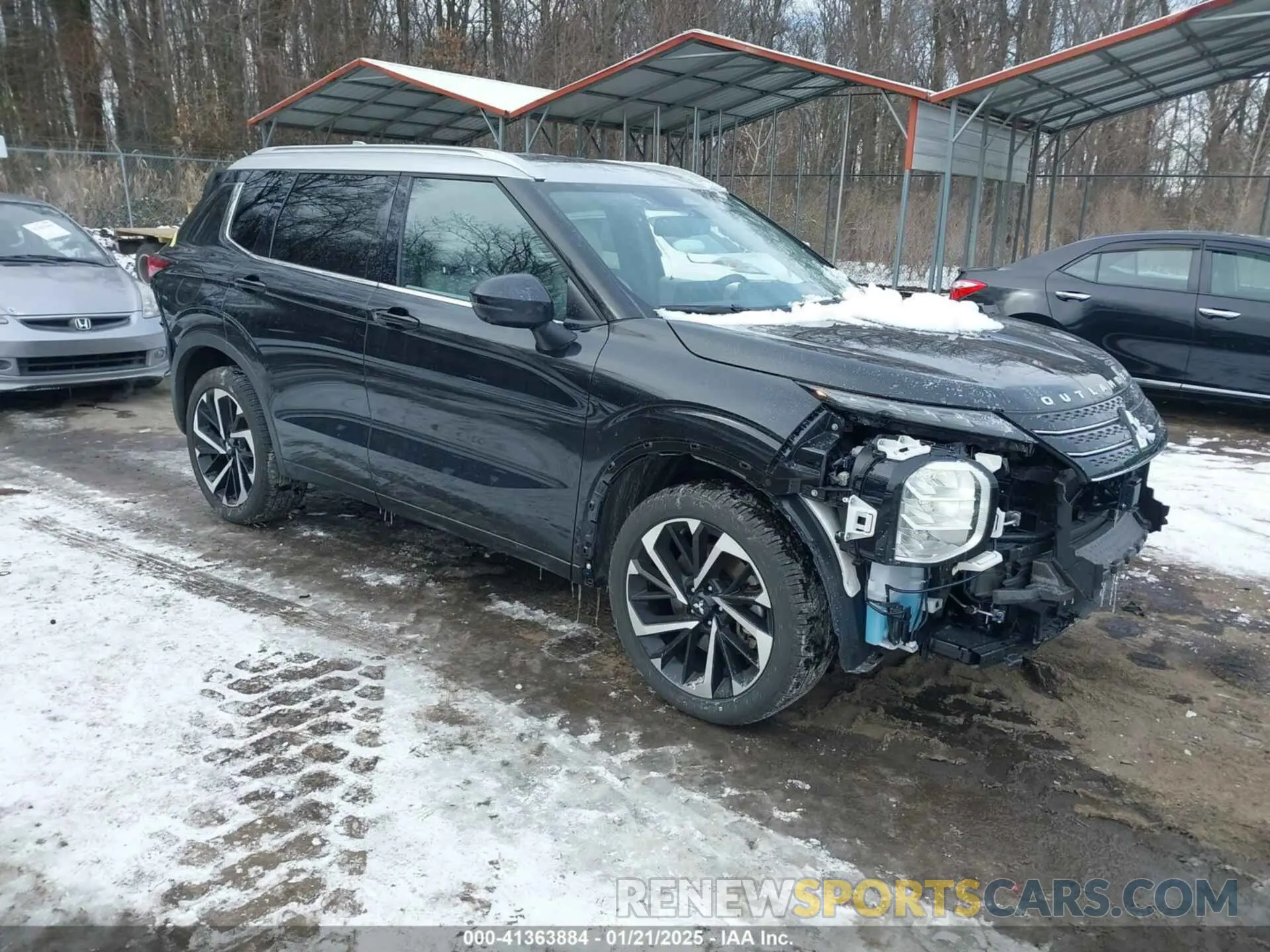 1 Photograph of a damaged car JA4J4WA87RZ030521 MITSUBISHI OUTLANDER 2024