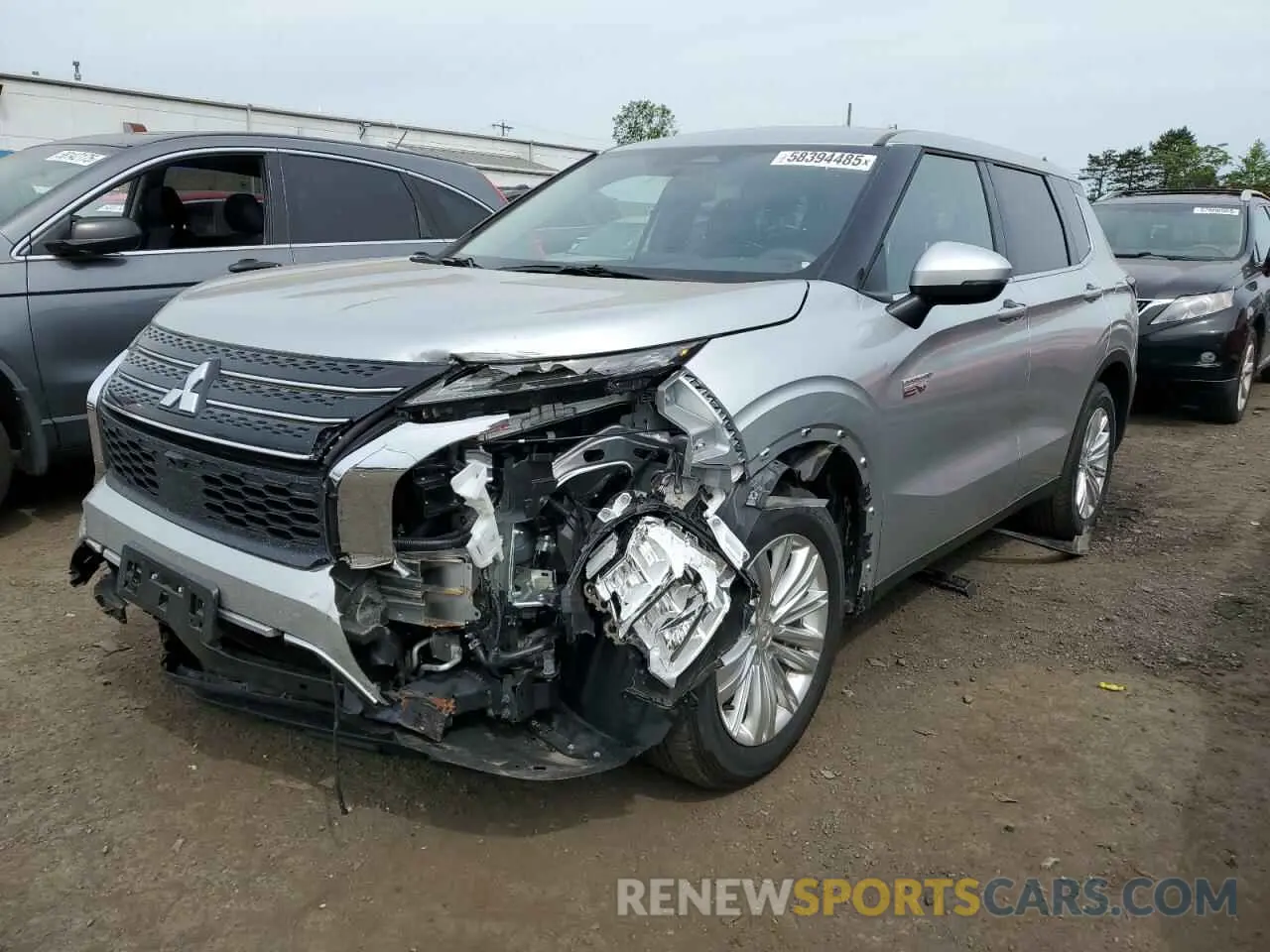 1 Photograph of a damaged car JA4T5UA91RZ049357 MITSUBISHI OUTLANDER 2024