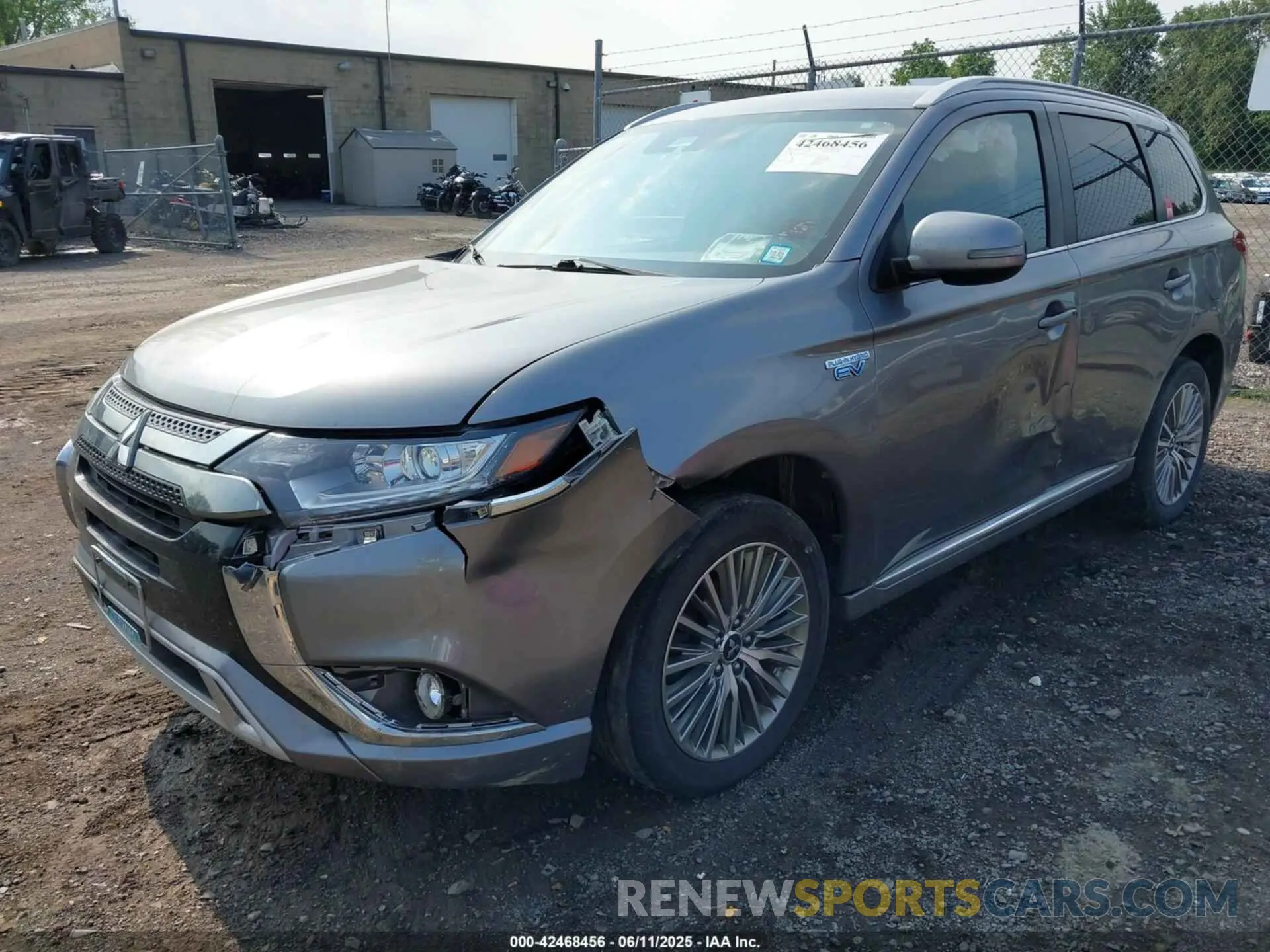 2 Photograph of a damaged car JA4J2VA73MZ000819 MITSUBISHI OUTLANDER PHEV 2021