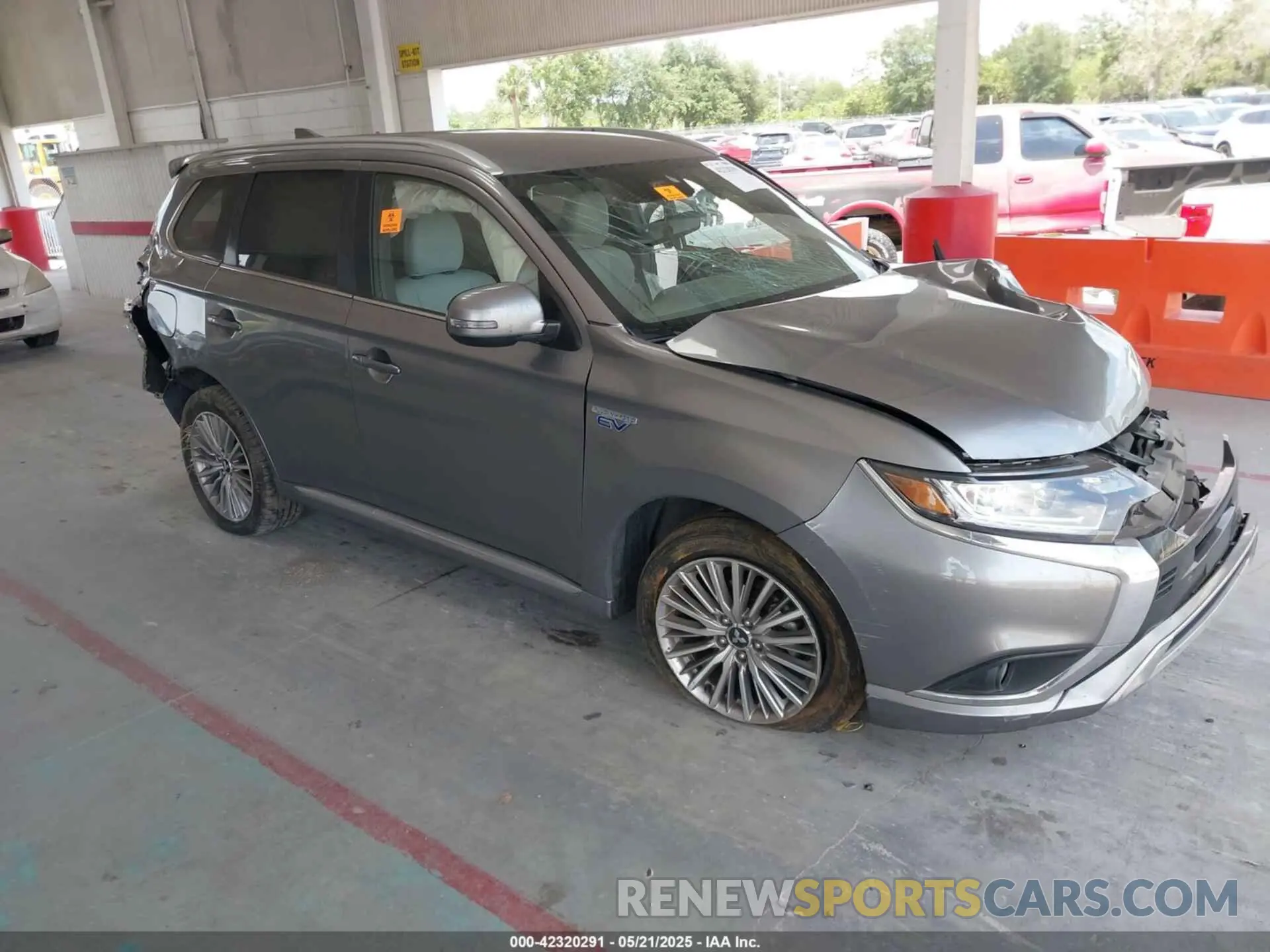 1 Photograph of a damaged car JA4J2VA70NZ033861 MITSUBISHI OUTLANDER PHEV 2022