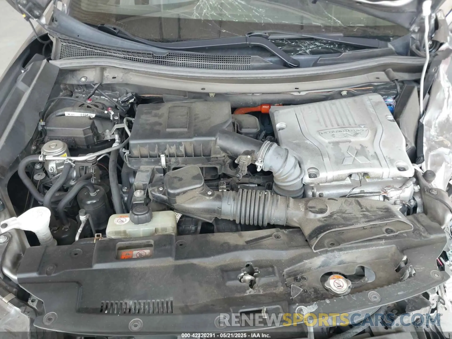 10 Photograph of a damaged car JA4J2VA70NZ033861 MITSUBISHI OUTLANDER PHEV 2022