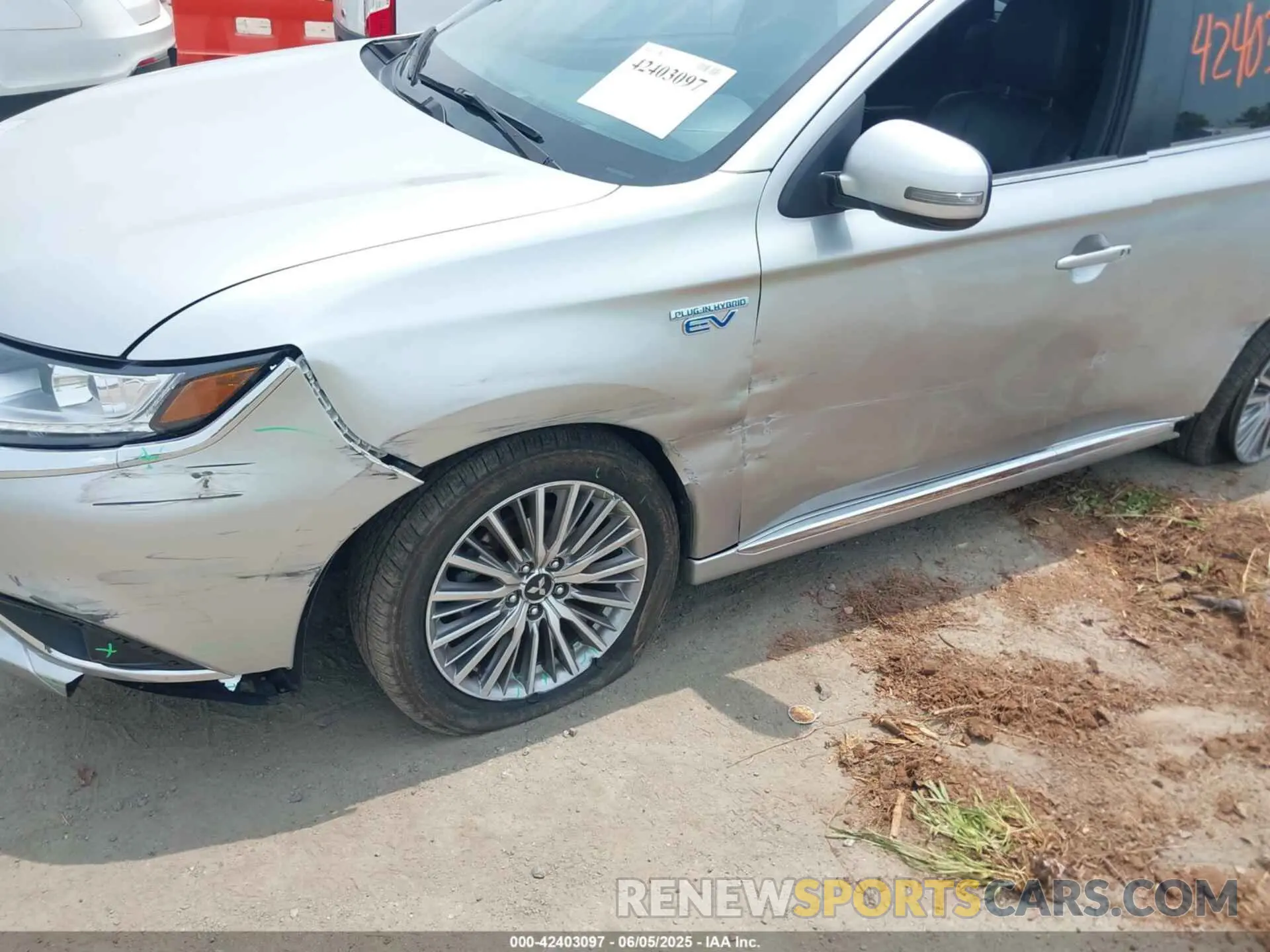 6 Photograph of a damaged car JA4J2VA7XNZ027159 MITSUBISHI OUTLANDER PHEV 2022