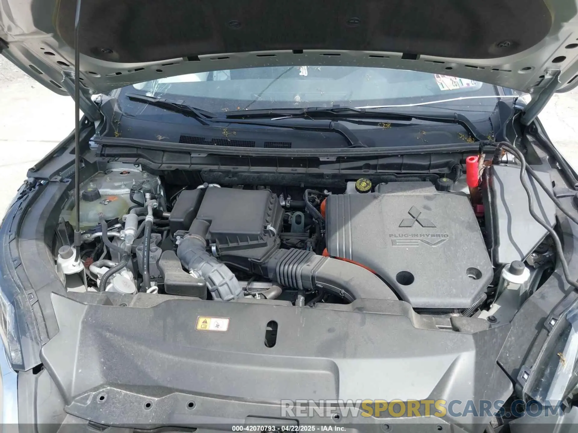 10 Photograph of a damaged car JA4T5VA90PZ029815 MITSUBISHI OUTLANDER PHEV 2023