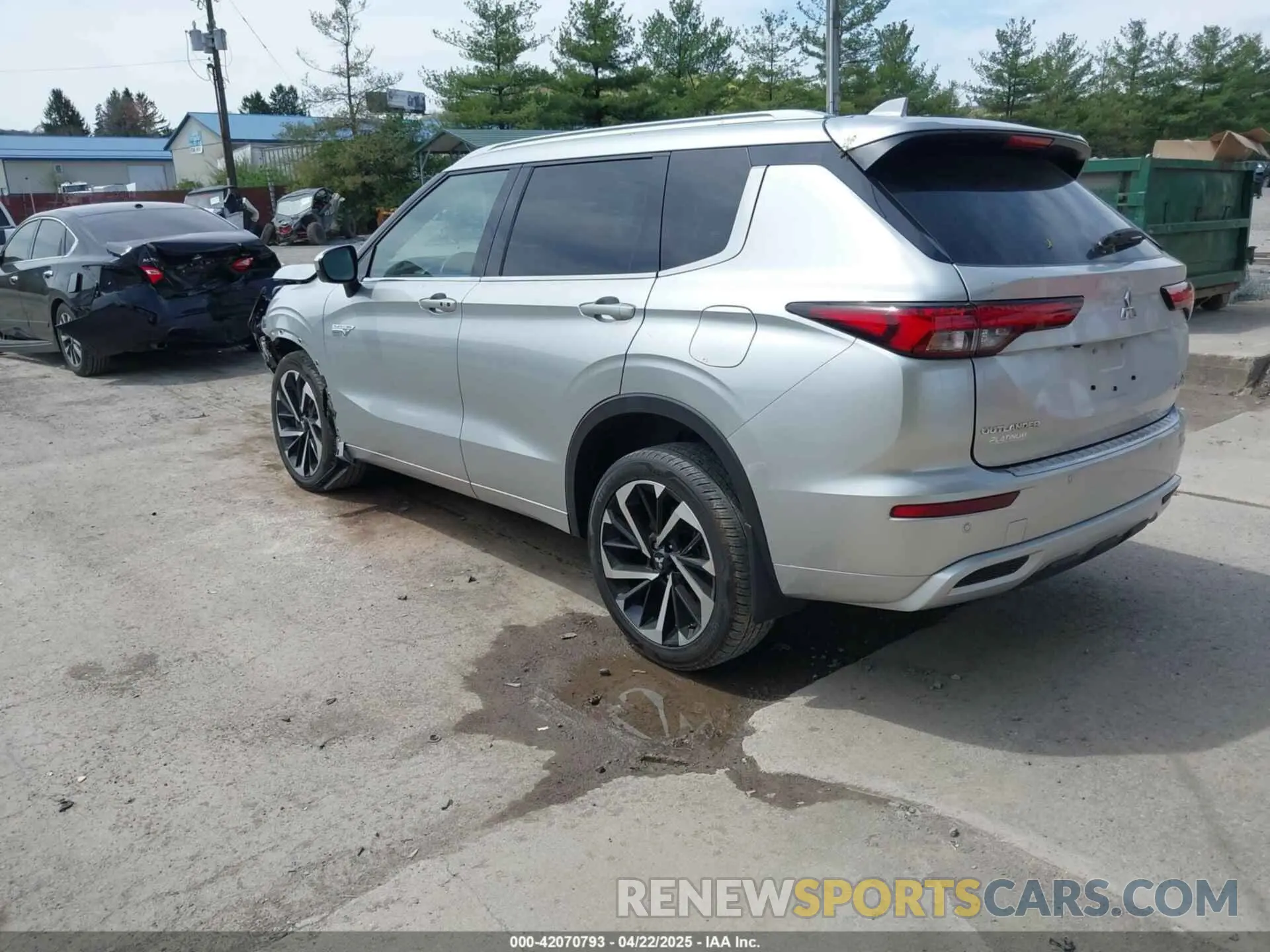 3 Photograph of a damaged car JA4T5VA90PZ029815 MITSUBISHI OUTLANDER PHEV 2023