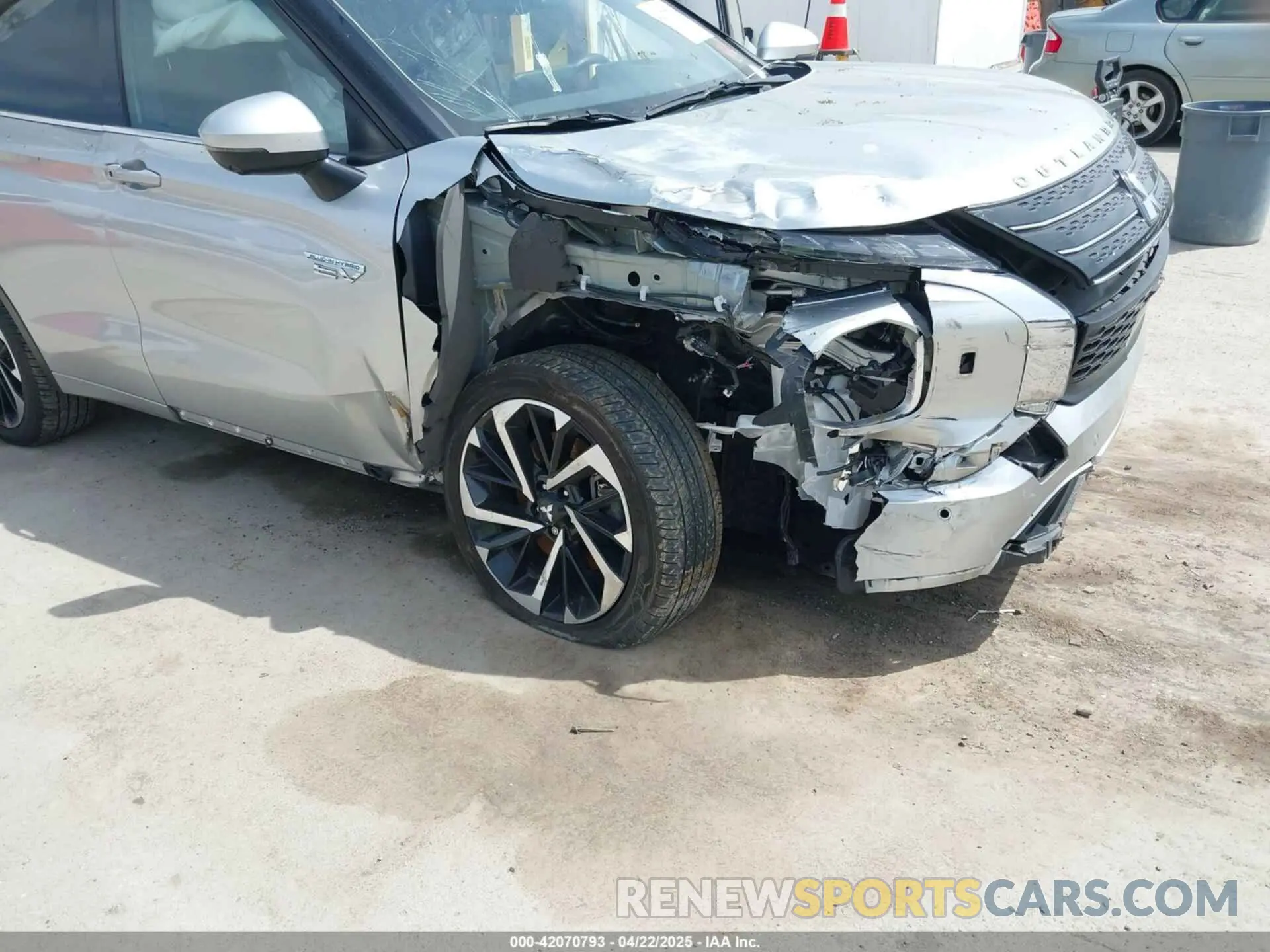 6 Photograph of a damaged car JA4T5VA90PZ029815 MITSUBISHI OUTLANDER PHEV 2023