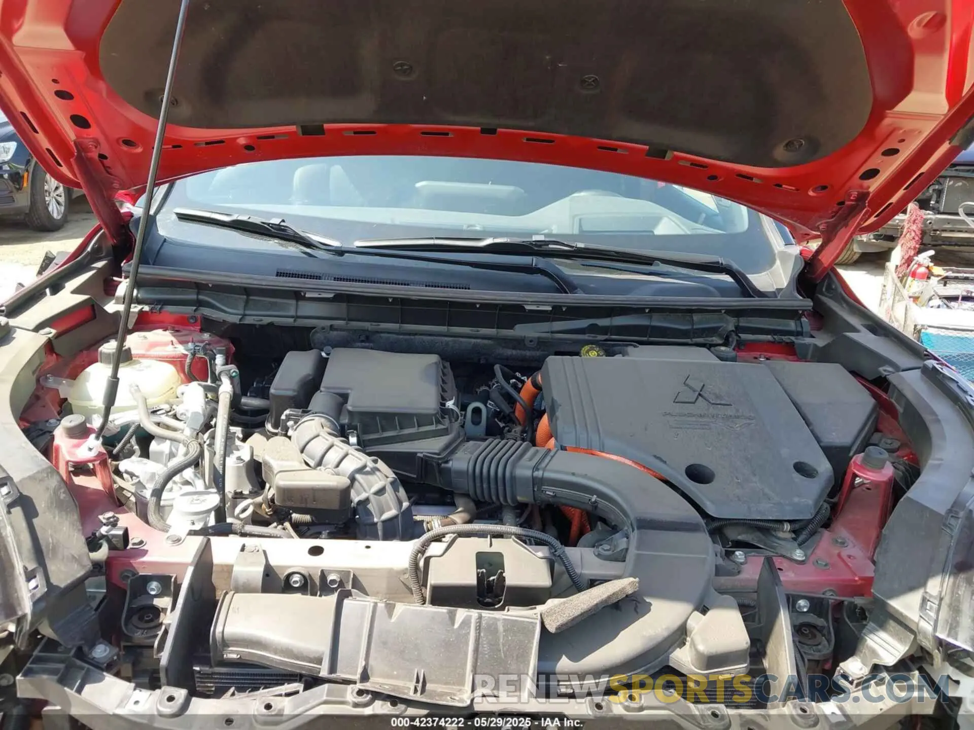 10 Photograph of a damaged car JA4T5VA94PZ062610 MITSUBISHI OUTLANDER PHEV 2023
