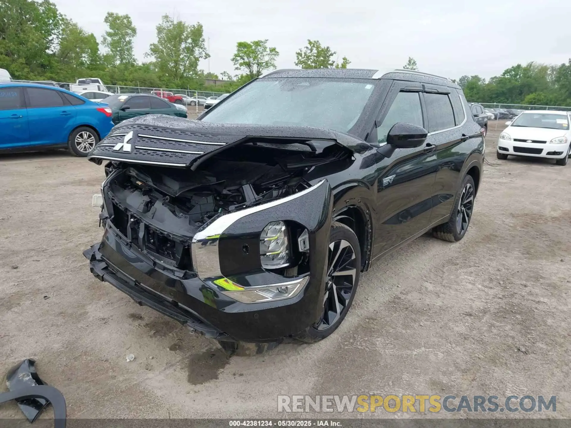 2 Photograph of a damaged car JA4T5VA9XPZ024329 MITSUBISHI OUTLANDER PHEV 2023