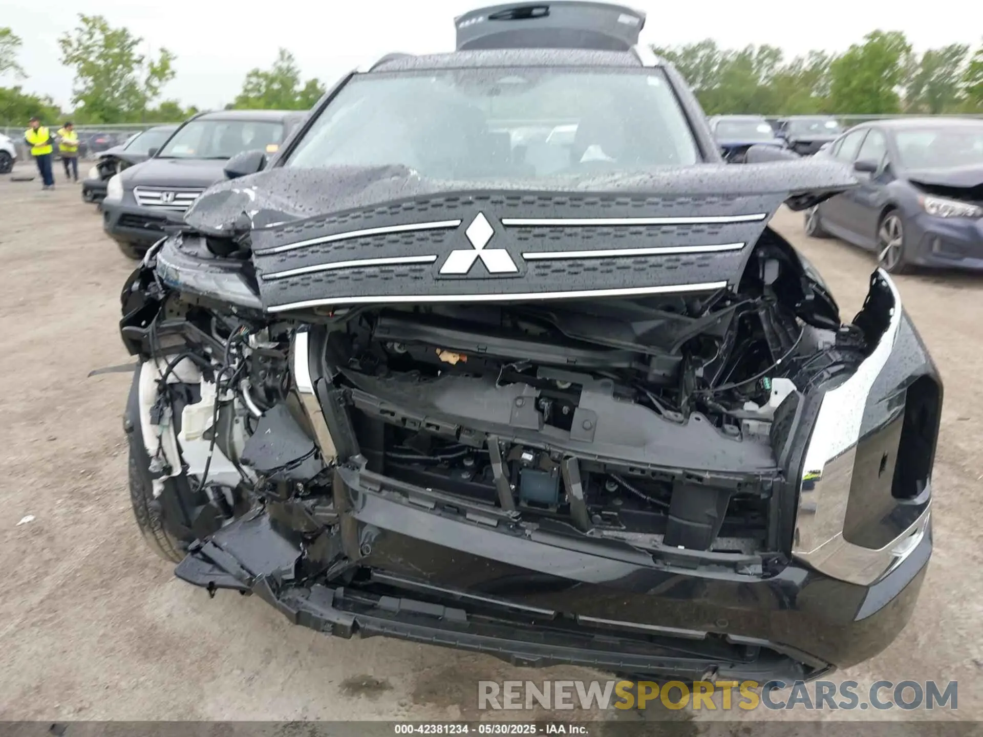 6 Photograph of a damaged car JA4T5VA9XPZ024329 MITSUBISHI OUTLANDER PHEV 2023