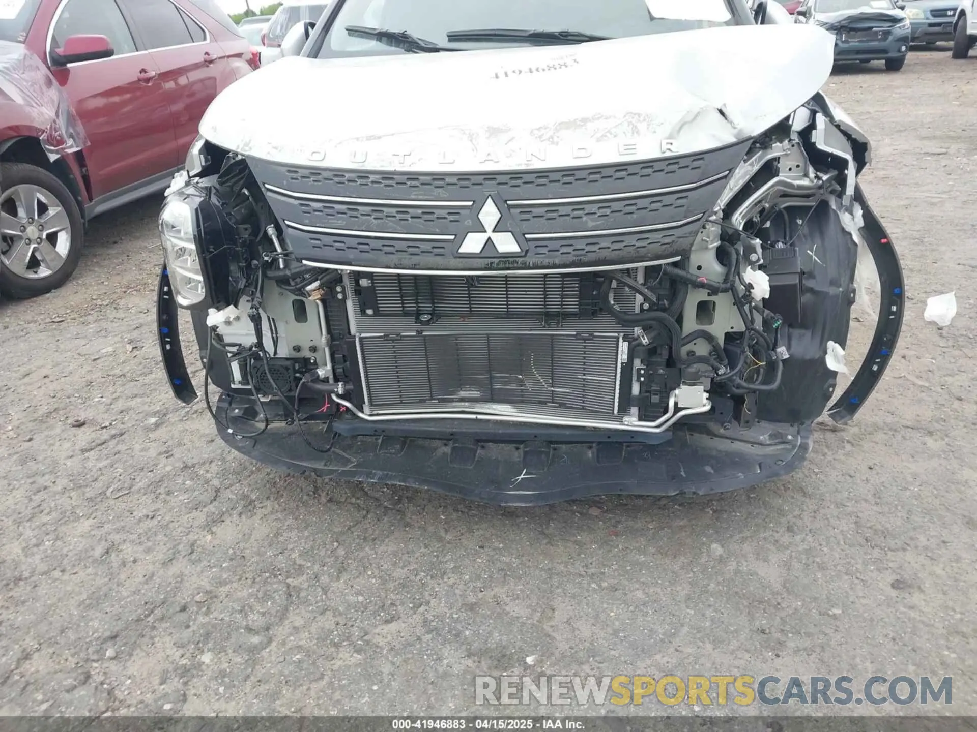 6 Photograph of a damaged car JA4T5WA93RZ023001 MITSUBISHI OUTLANDER PHEV 2024