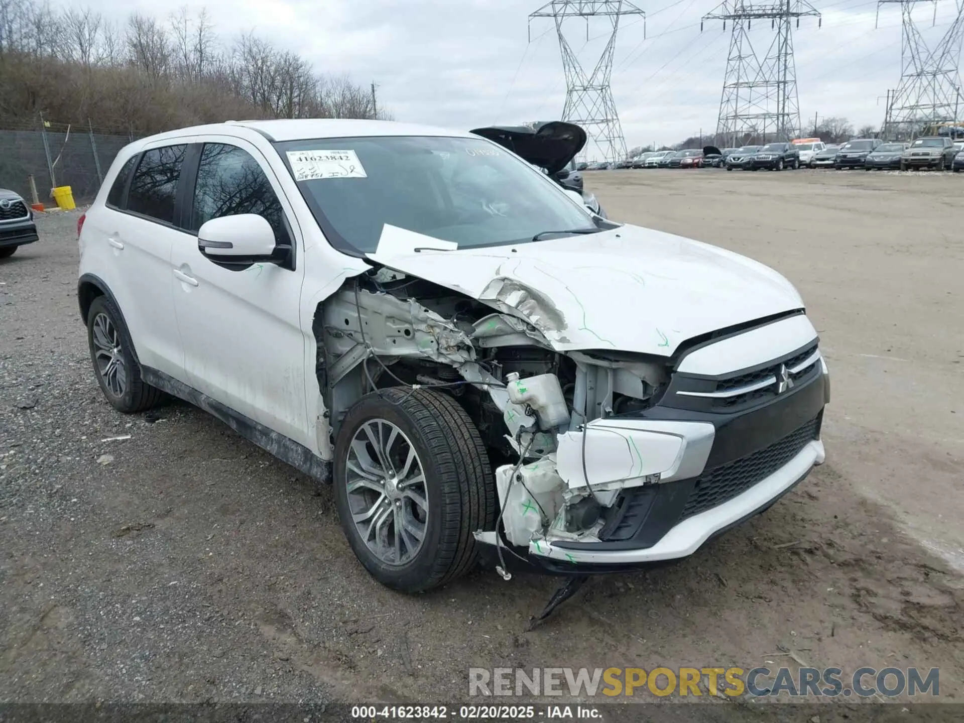 6 Photograph of a damaged car JA4AP3AU0KU019530 MITSUBISHI OUTLANDER SPORT 2019
