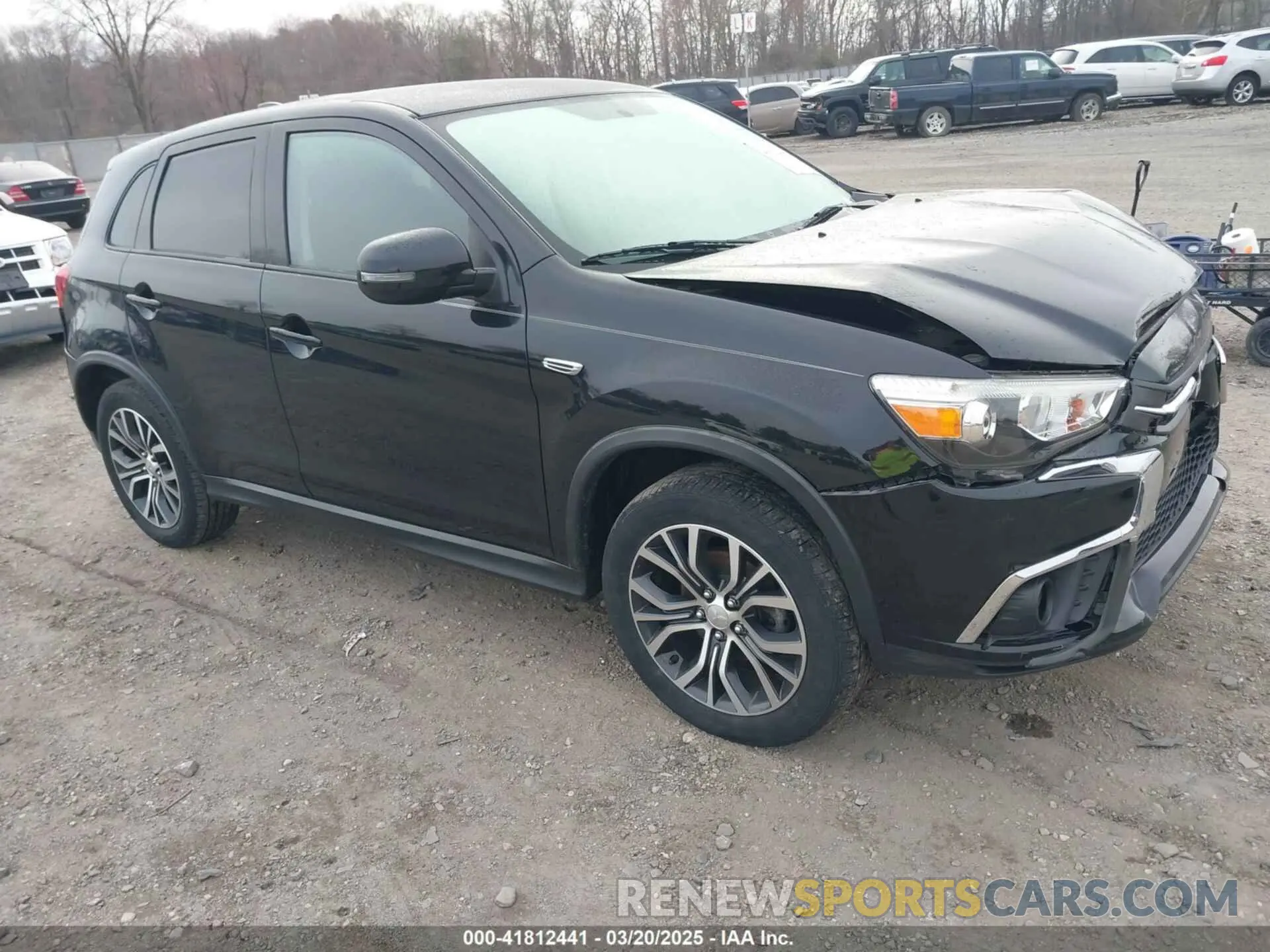 1 Photograph of a damaged car JA4AP3AU0KU023173 MITSUBISHI OUTLANDER SPORT 2019
